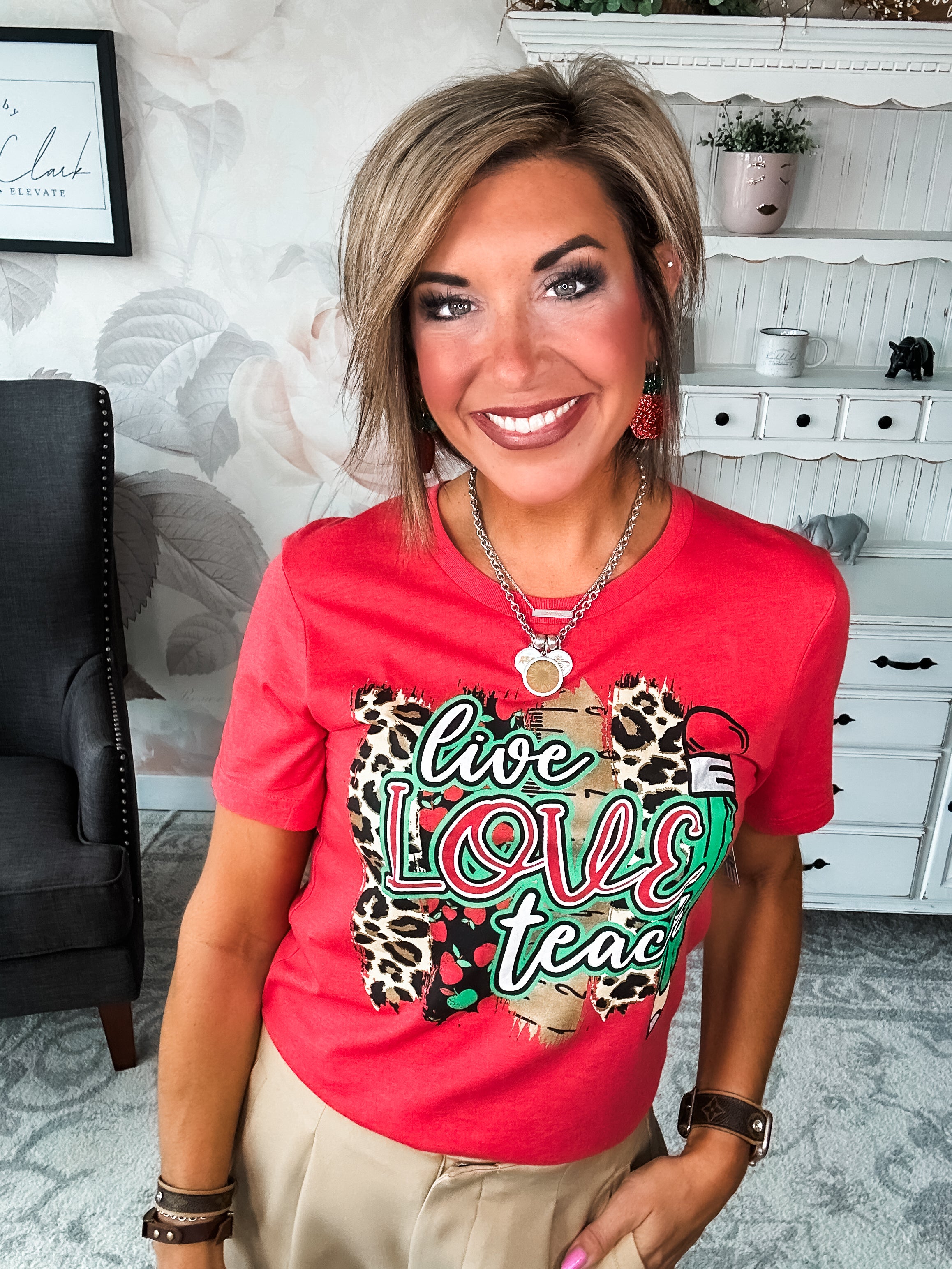 Live Love Teach Graphic Tee
