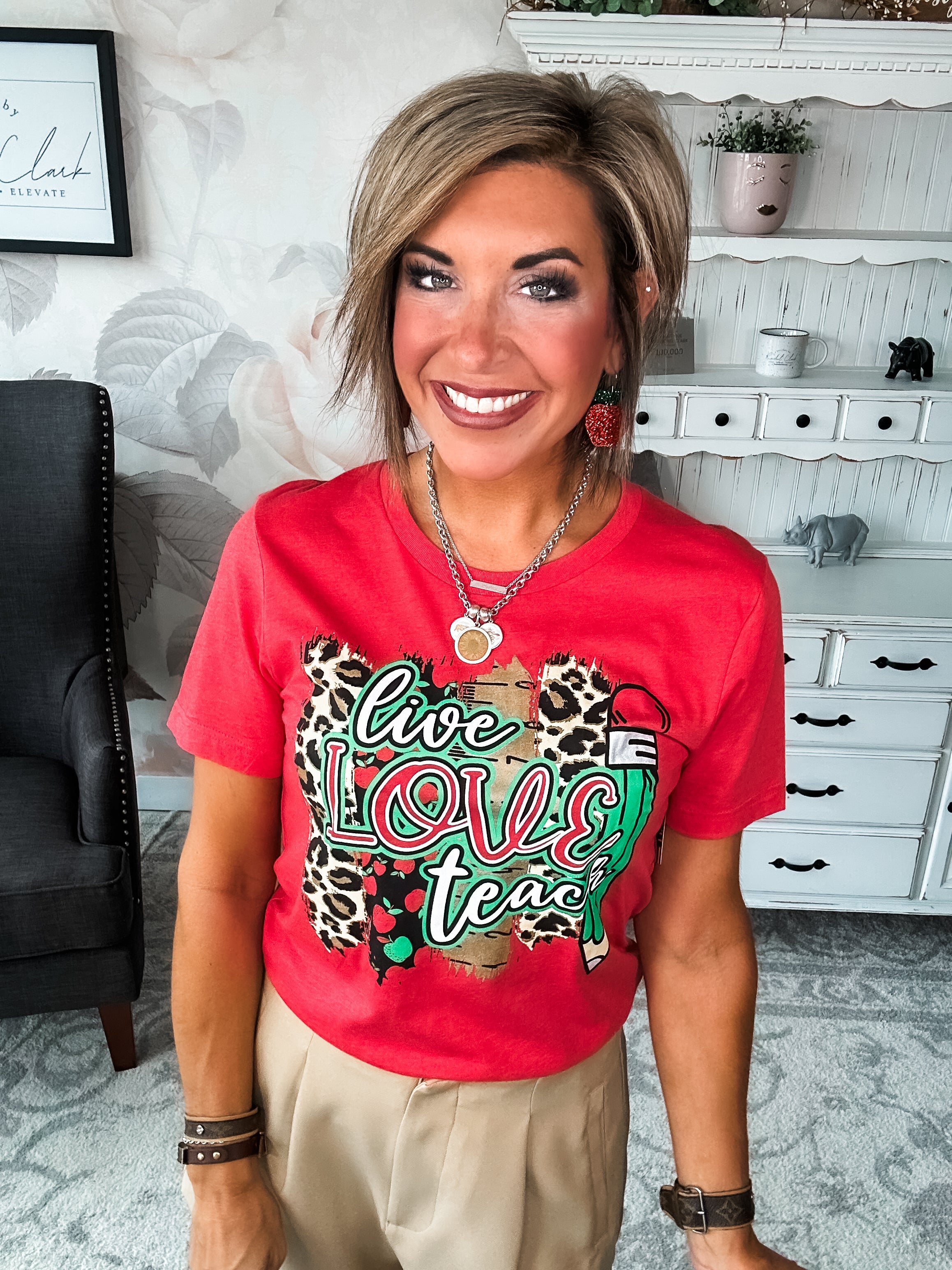 Live Love Teach Graphic Tee