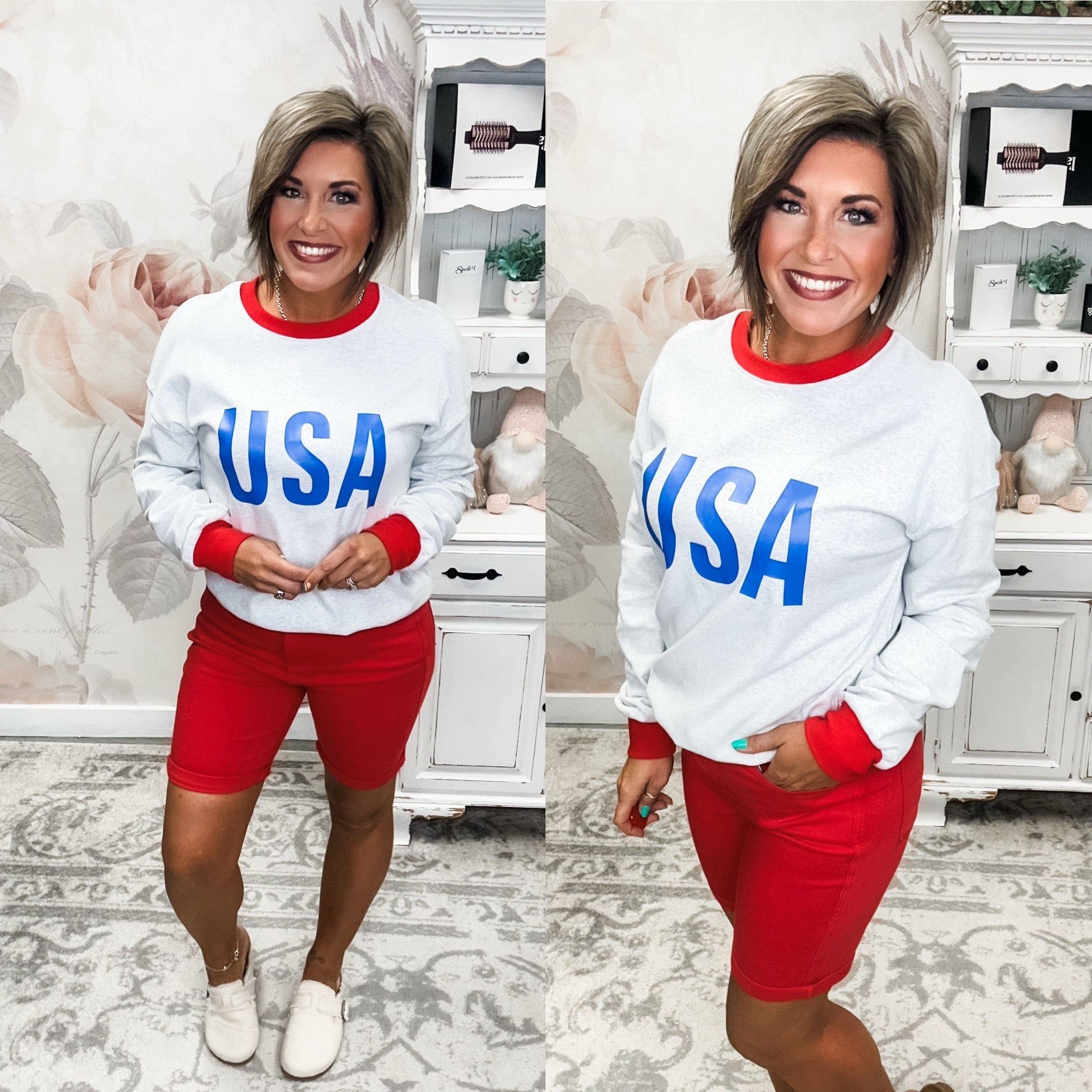 Ampersand Avenue University Pullover - Home of the Brave
