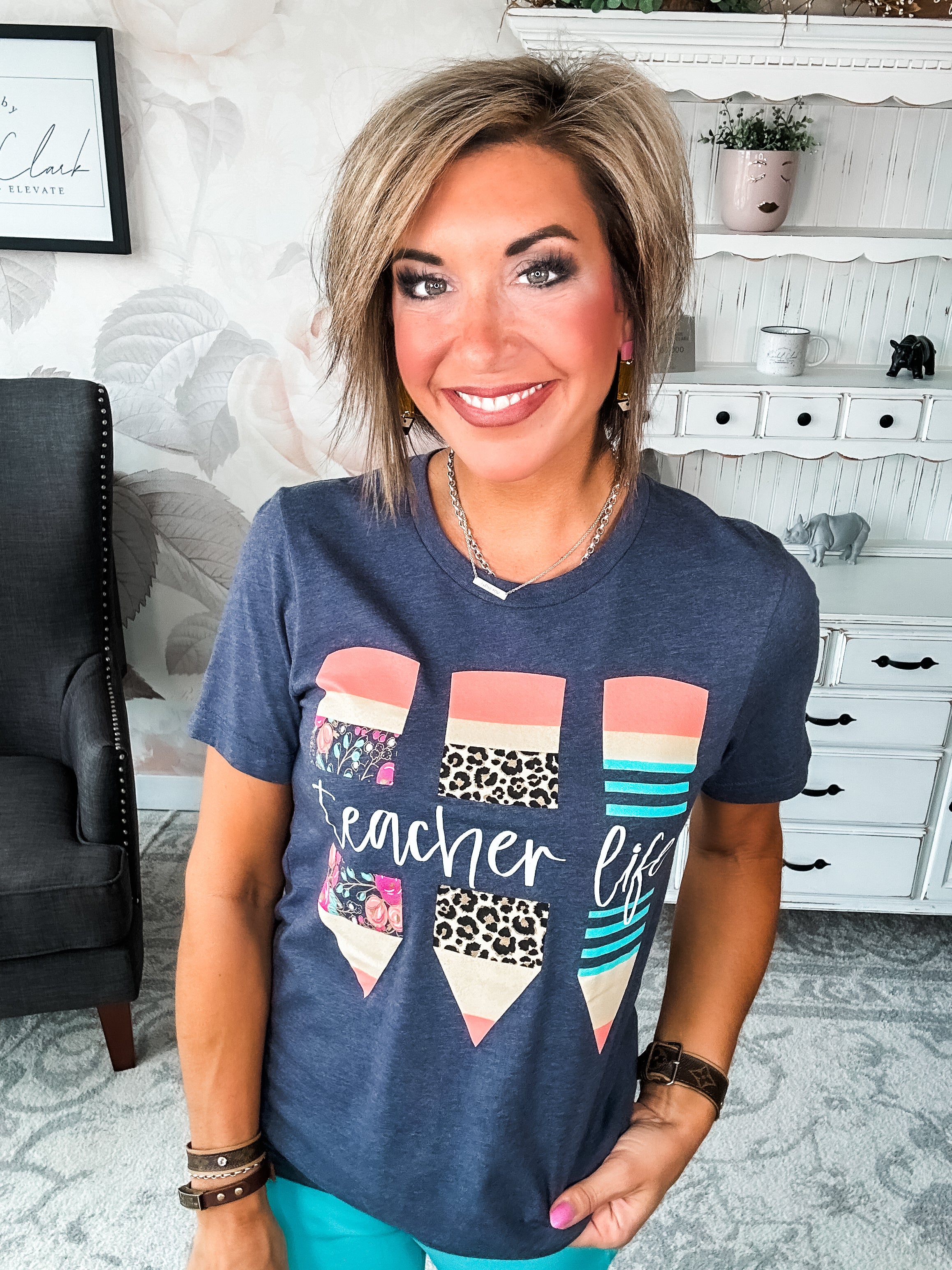 Teacher Life Graphic Tee