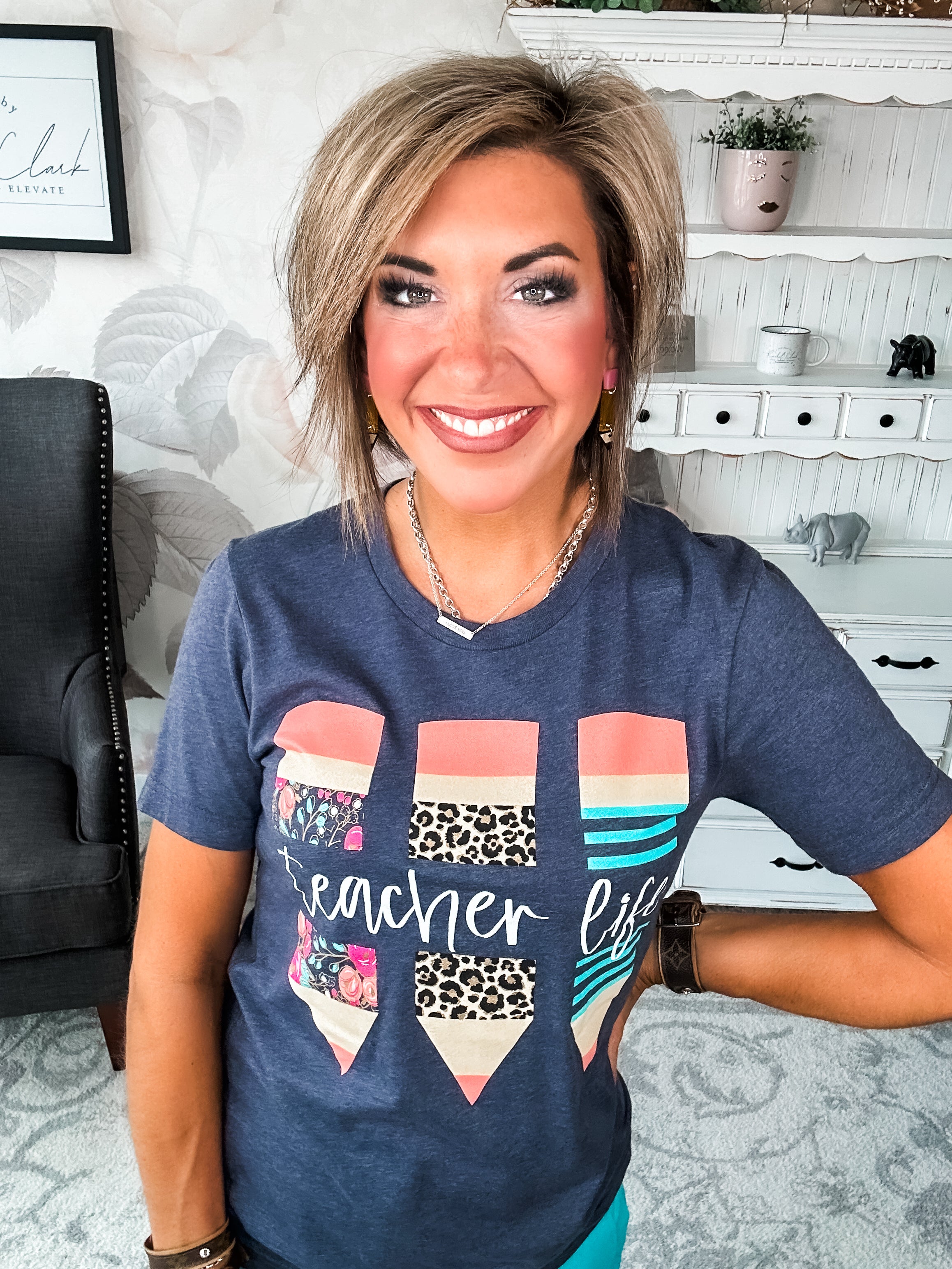 Teacher Life Graphic Tee