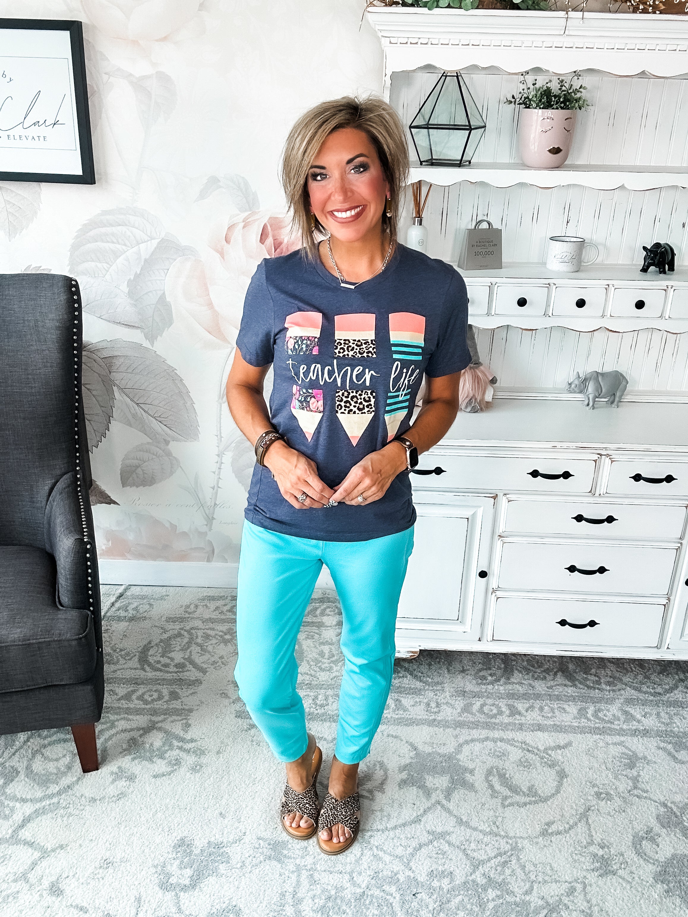 Teacher Life Graphic Tee