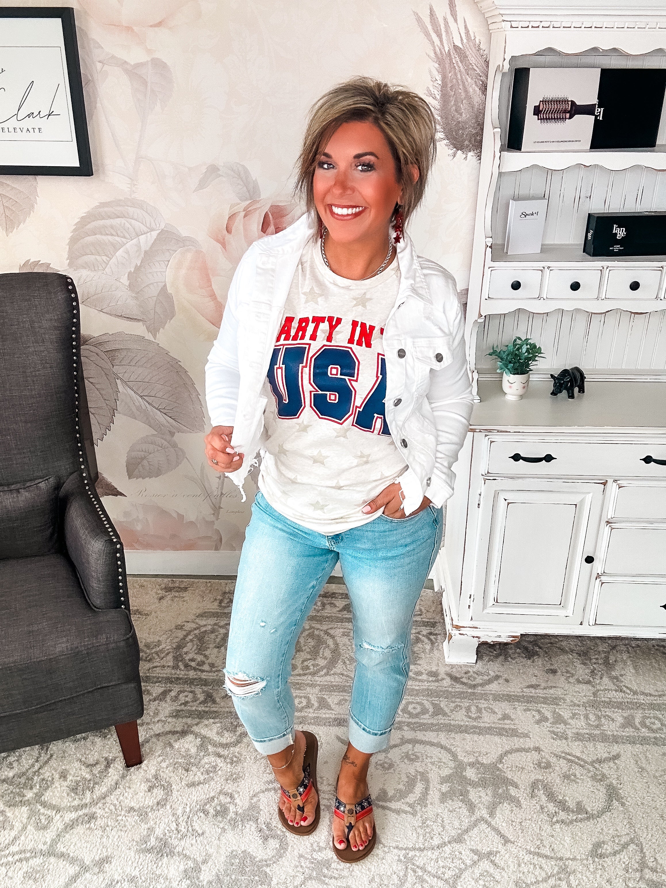 Party In The USA Stars Tee