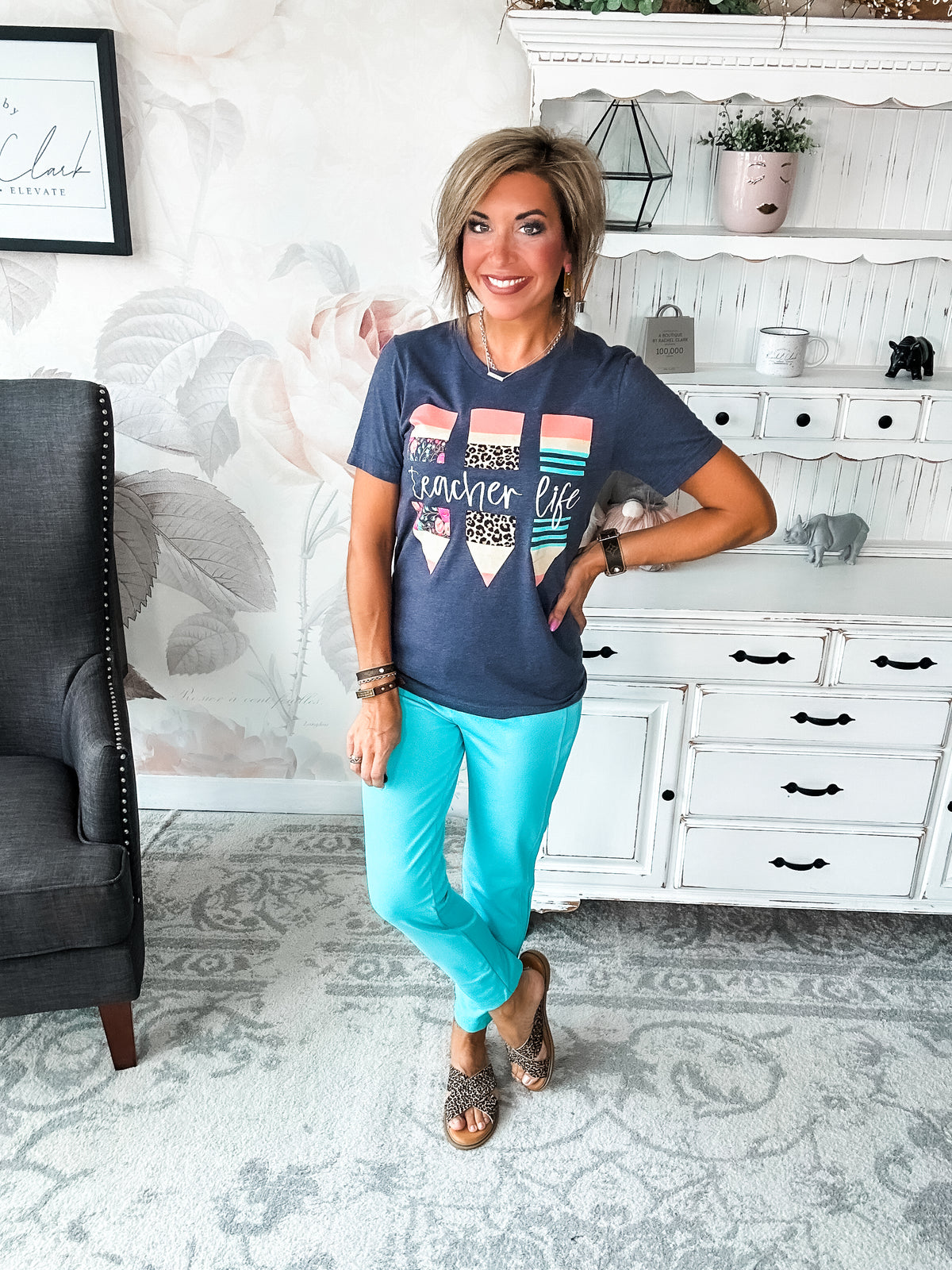 Teacher Life Graphic Tee