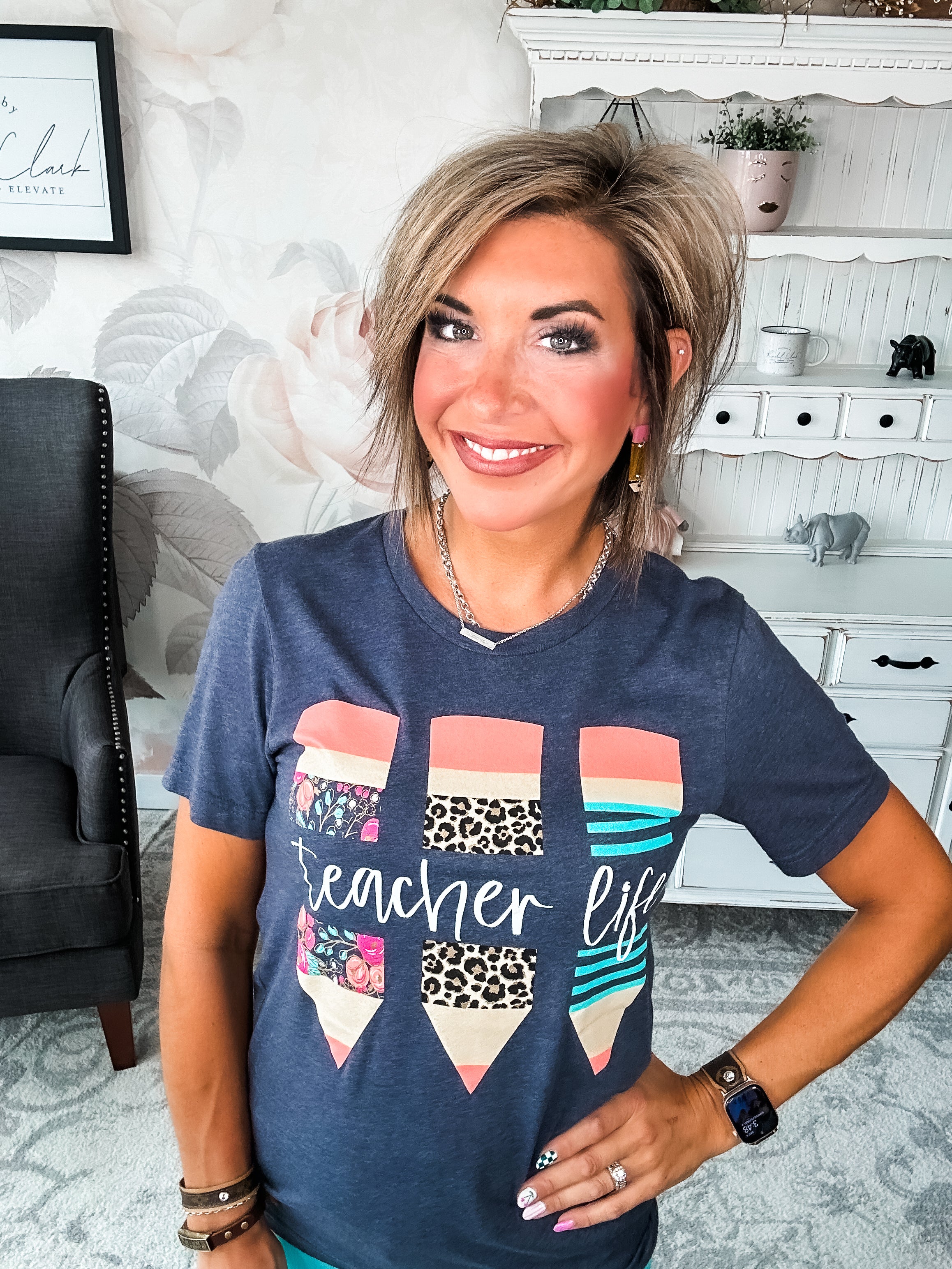 Teacher Life Graphic Tee