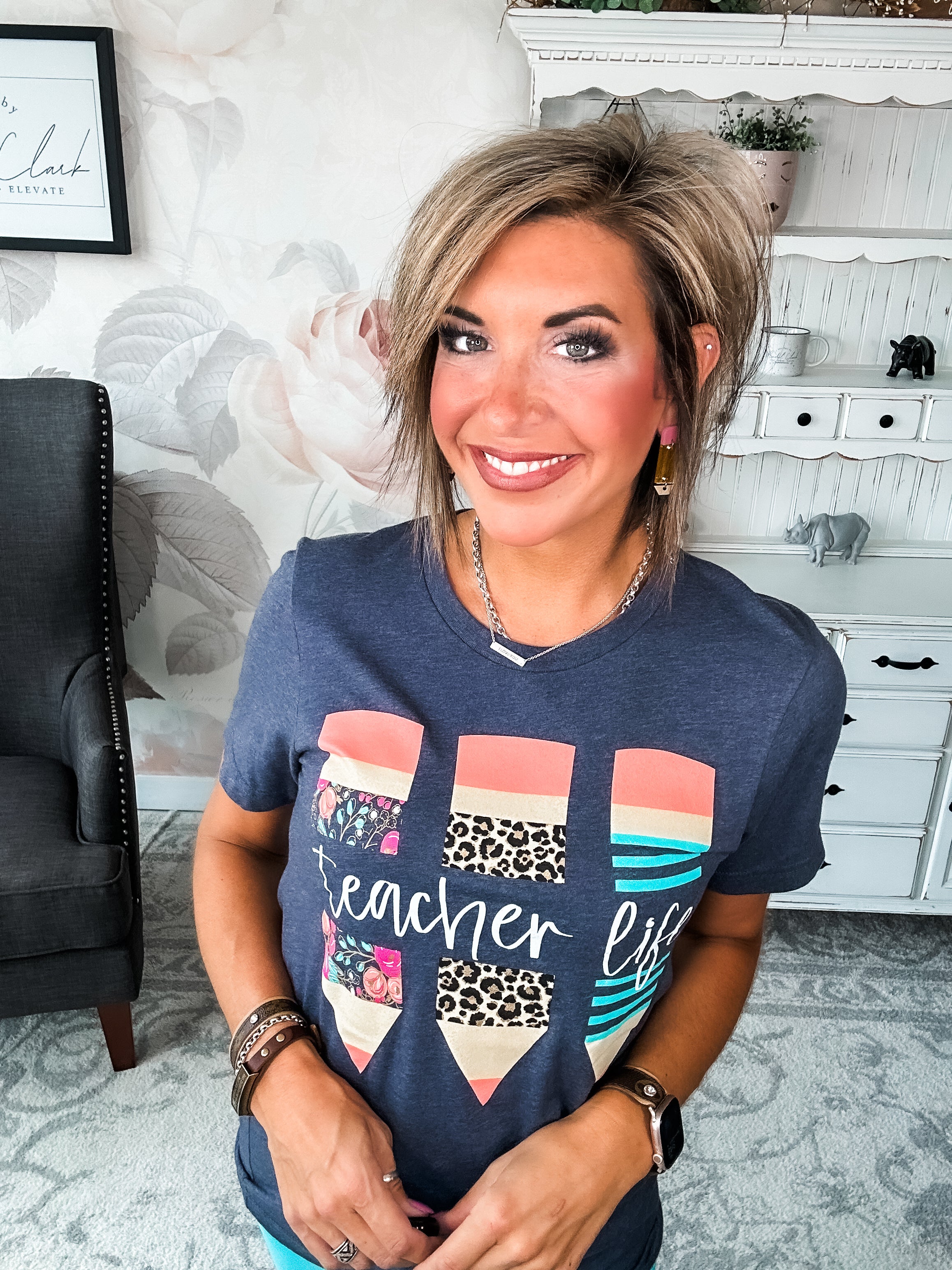 Teacher Life Graphic Tee