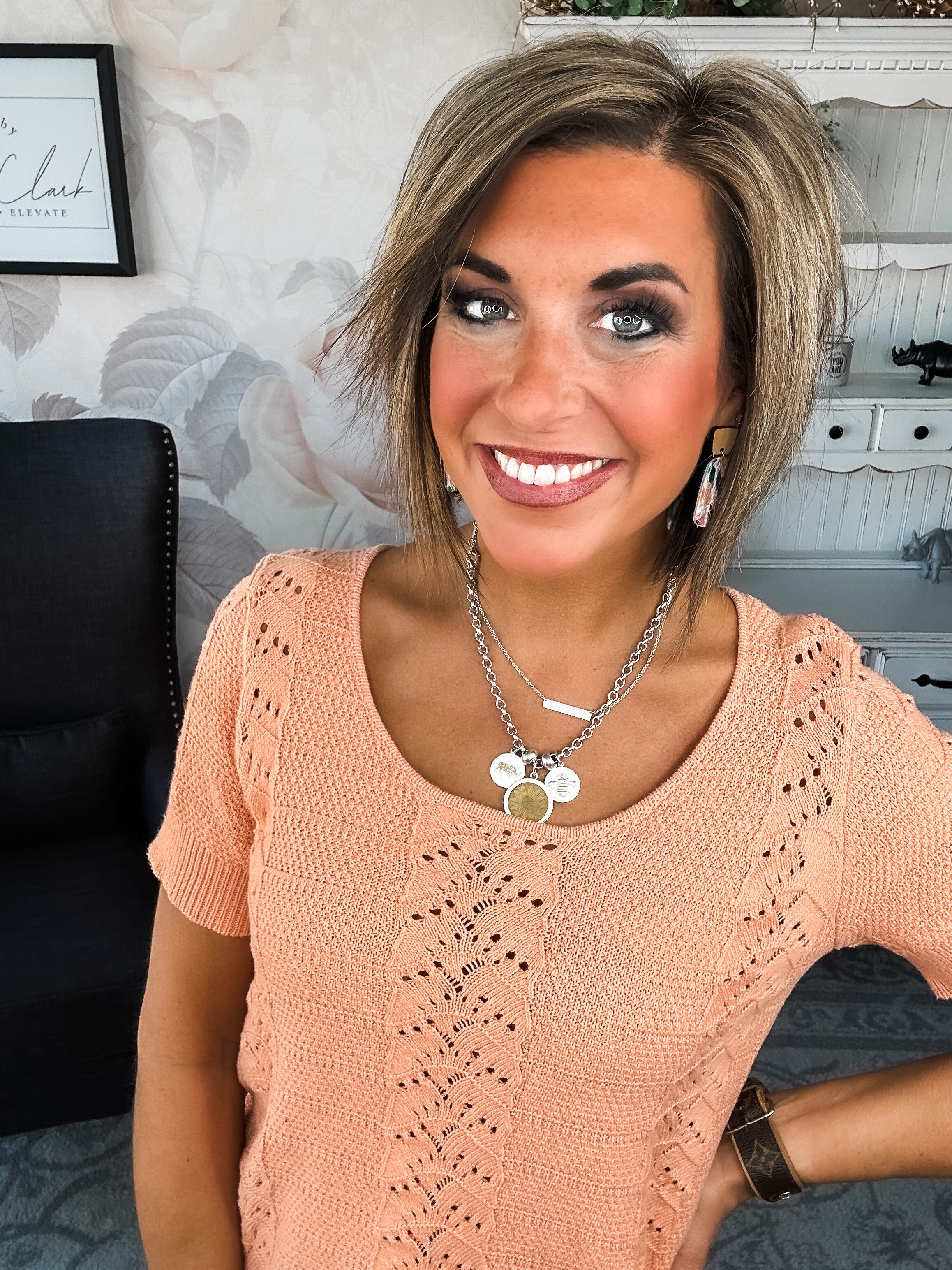 No More Words Knit Top