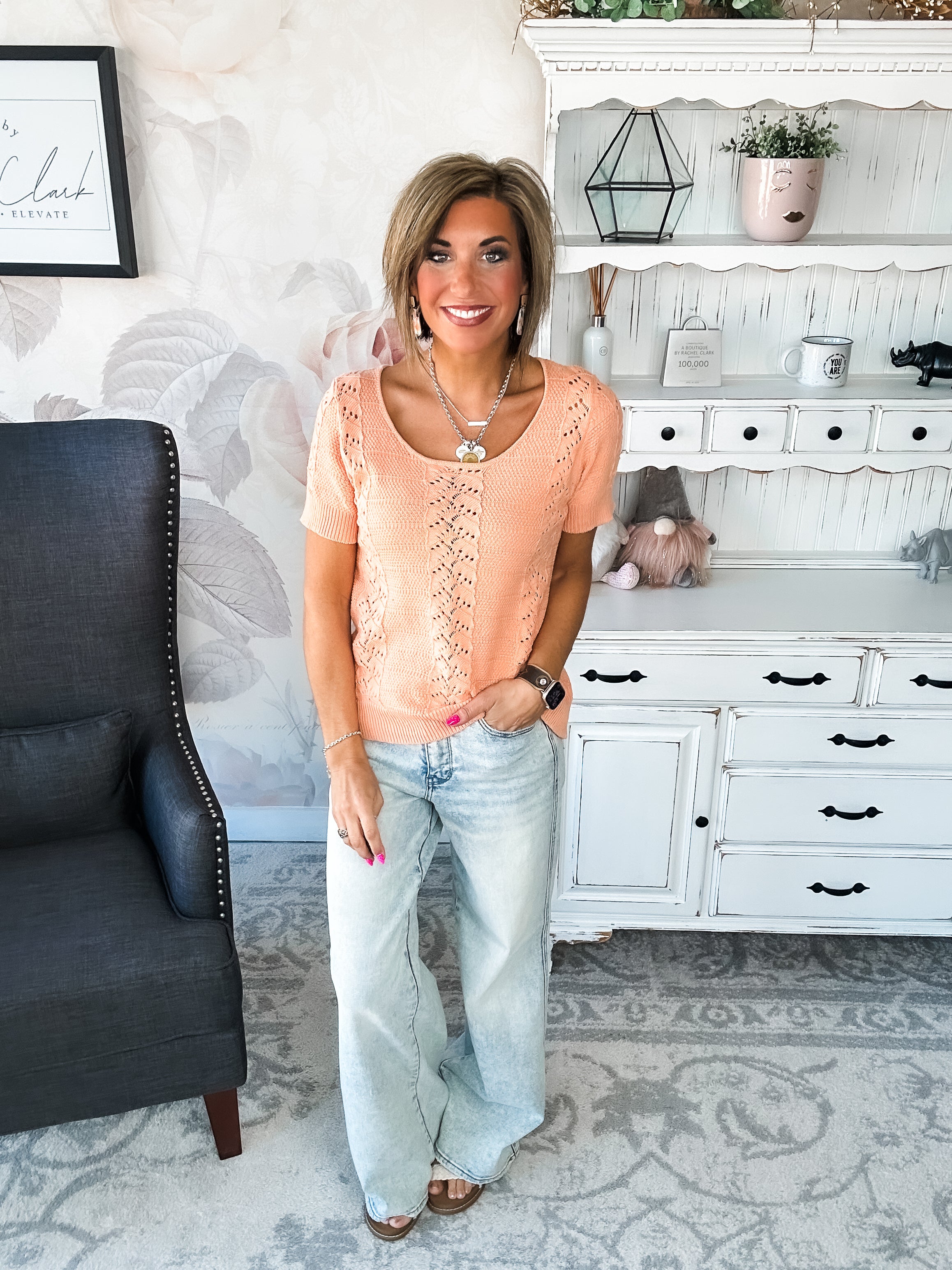 No More Words Knit Top