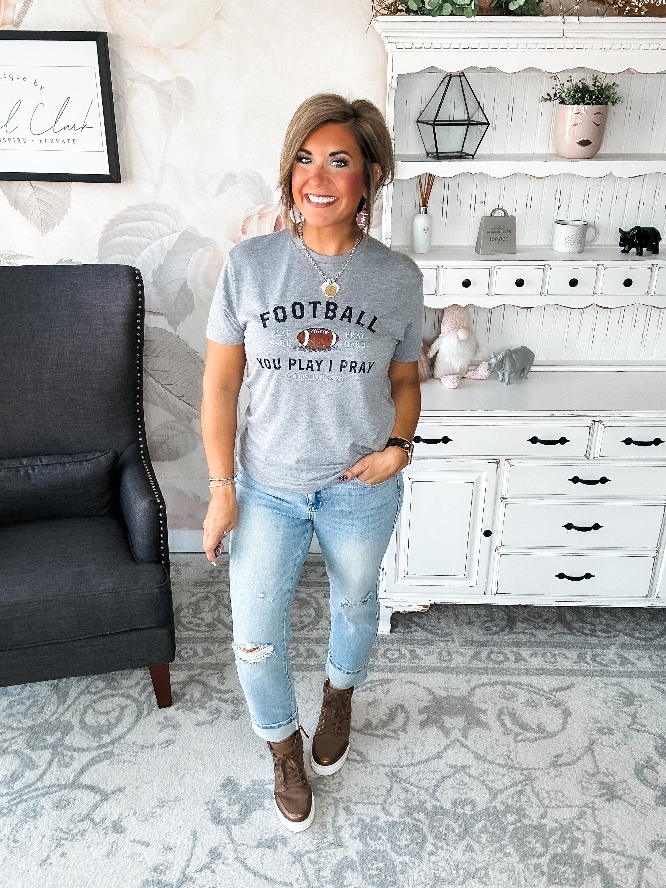 Play Hard, Pray Hard Graphic Tee