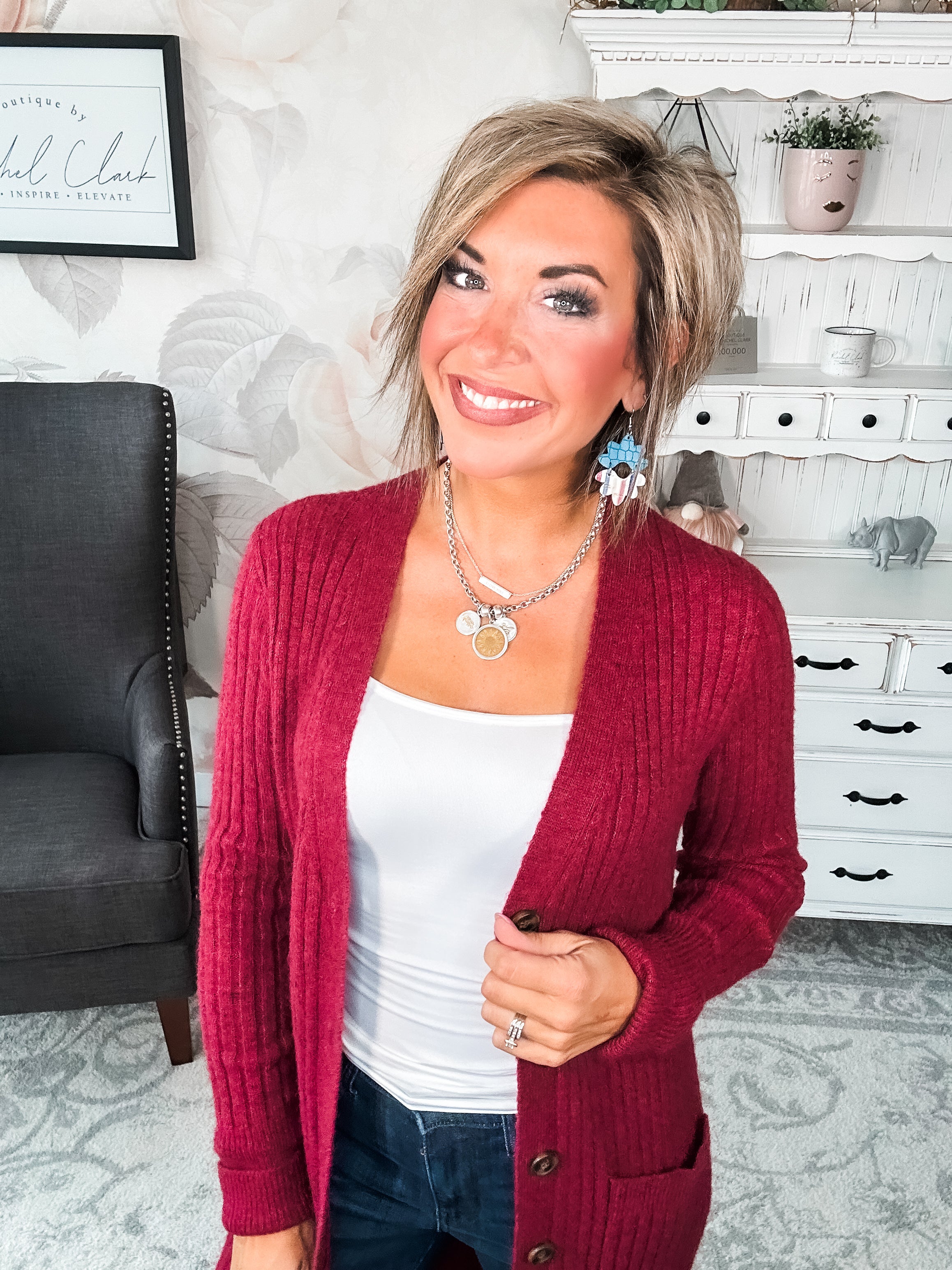 Burning Fire Cardigan