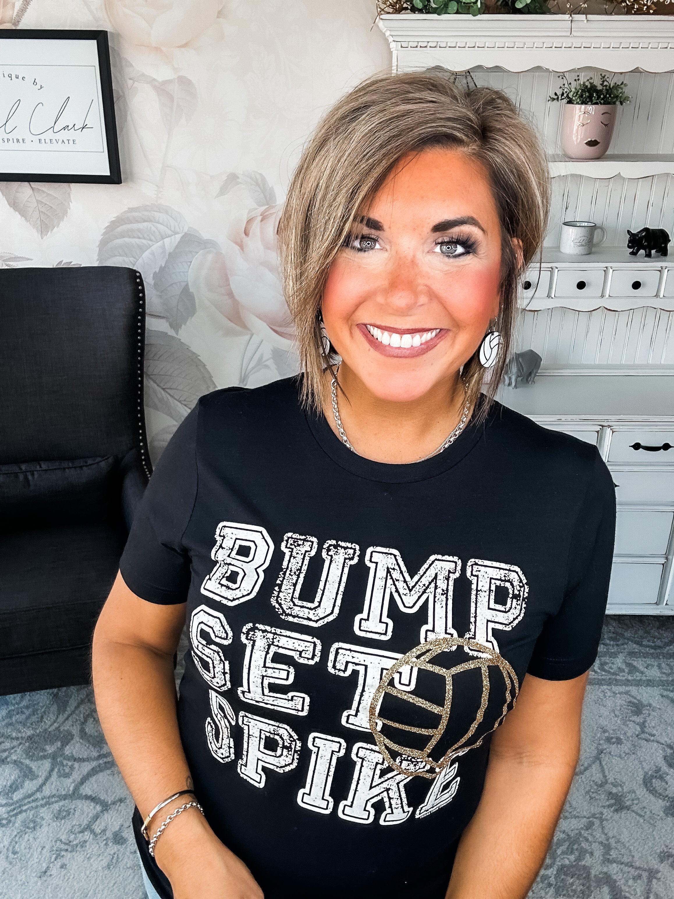 Bump, Set, Spike Graphic Tee
