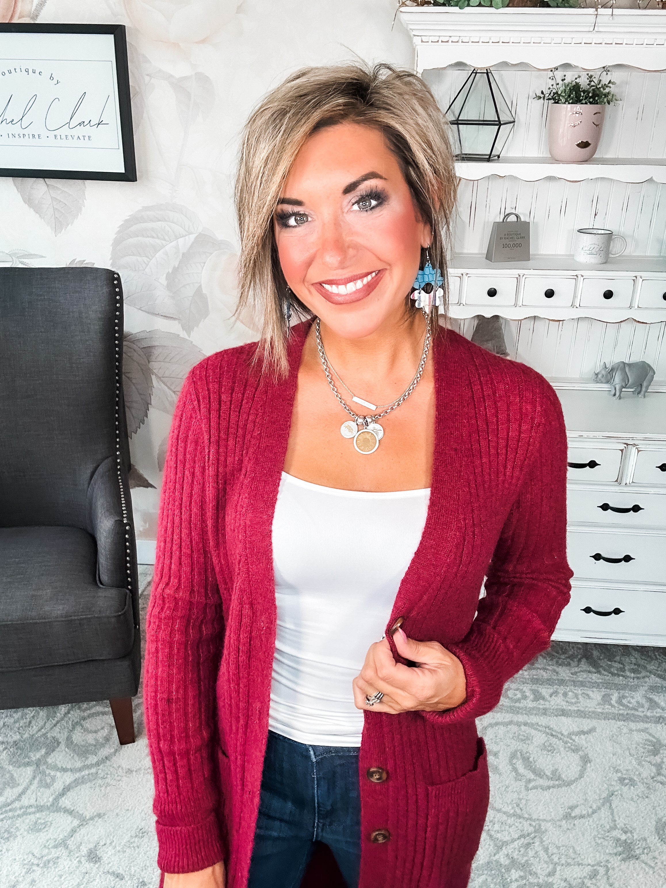 Burning Fire Cardigan