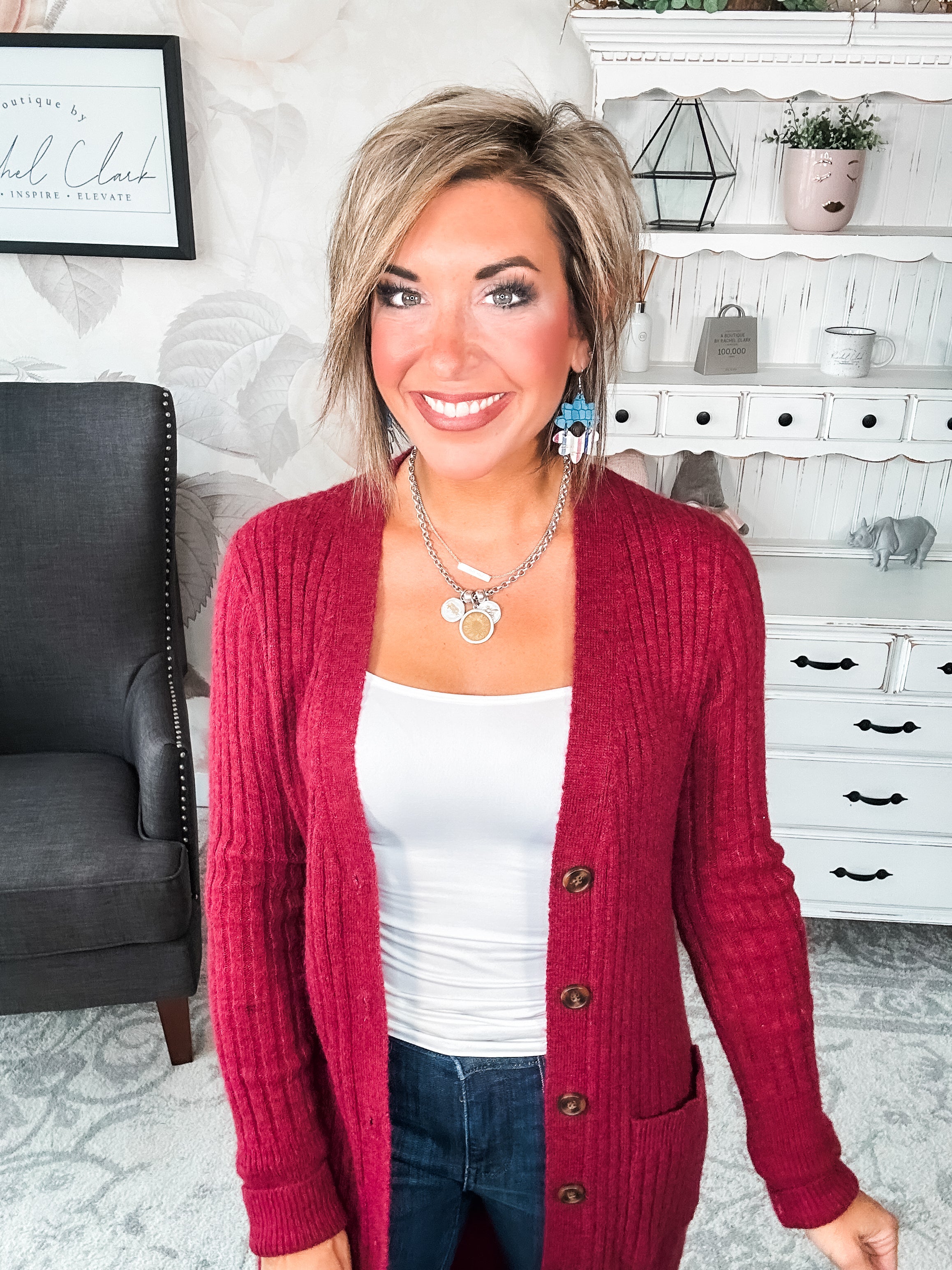Burning Fire Cardigan