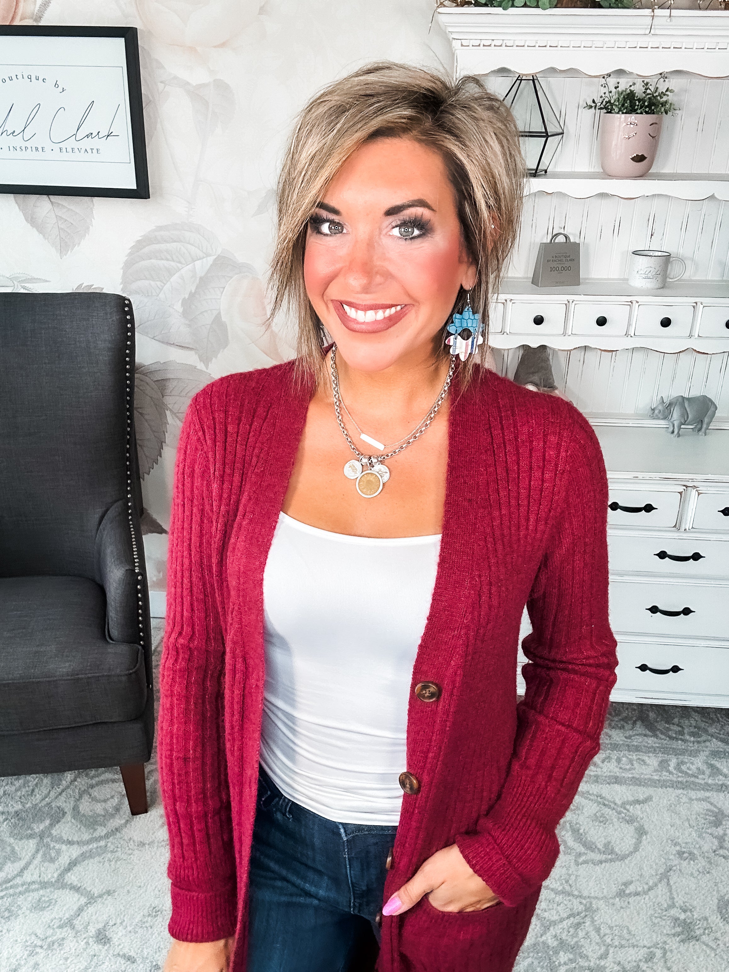 Burning Fire Cardigan
