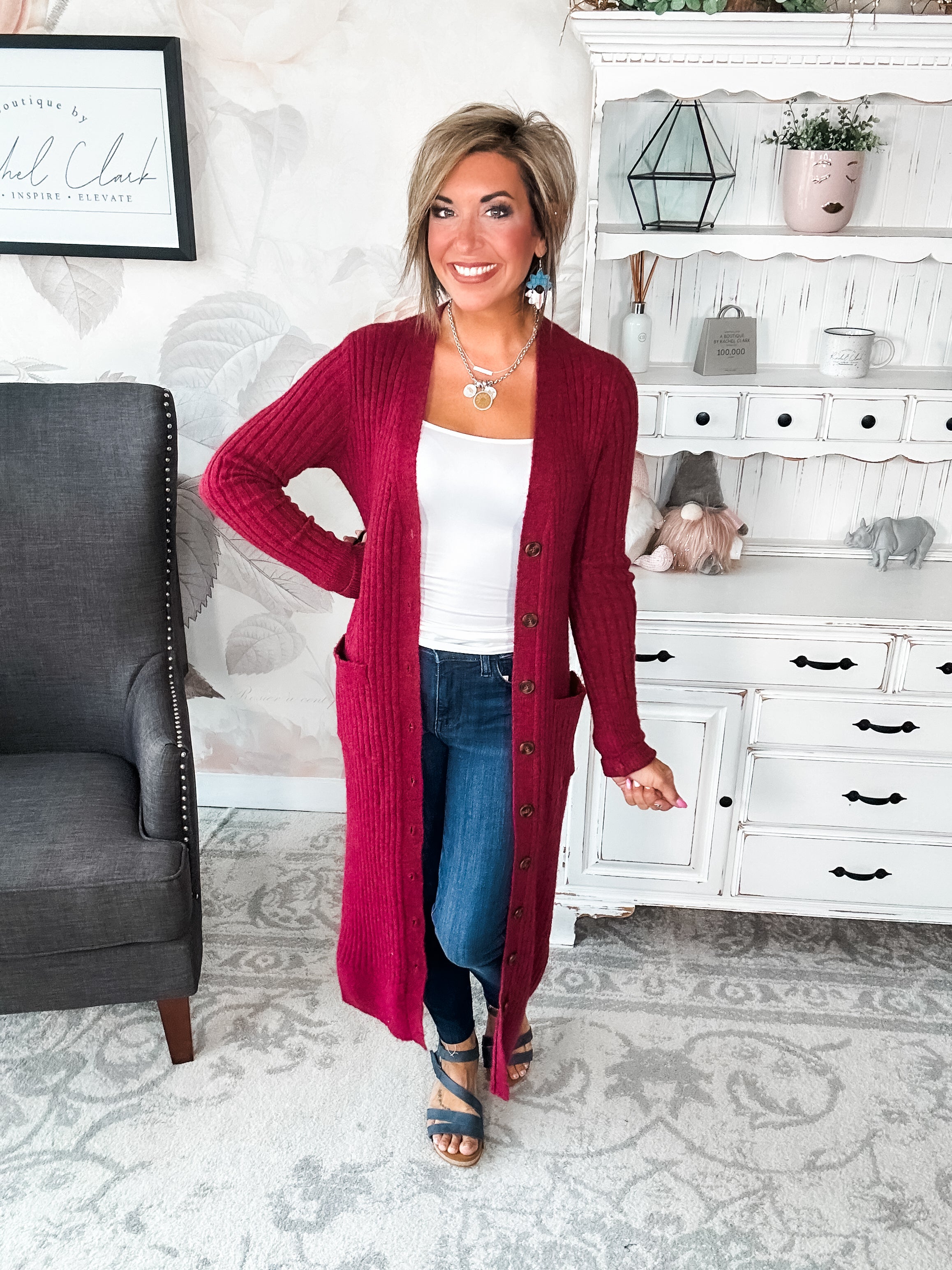Burning Fire Cardigan