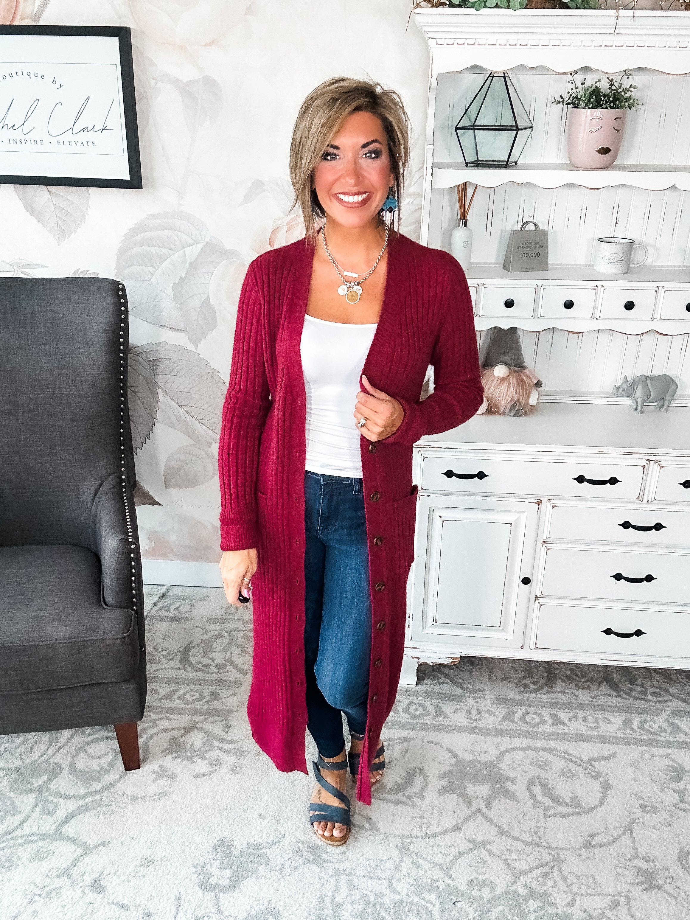 Burning Fire Cardigan