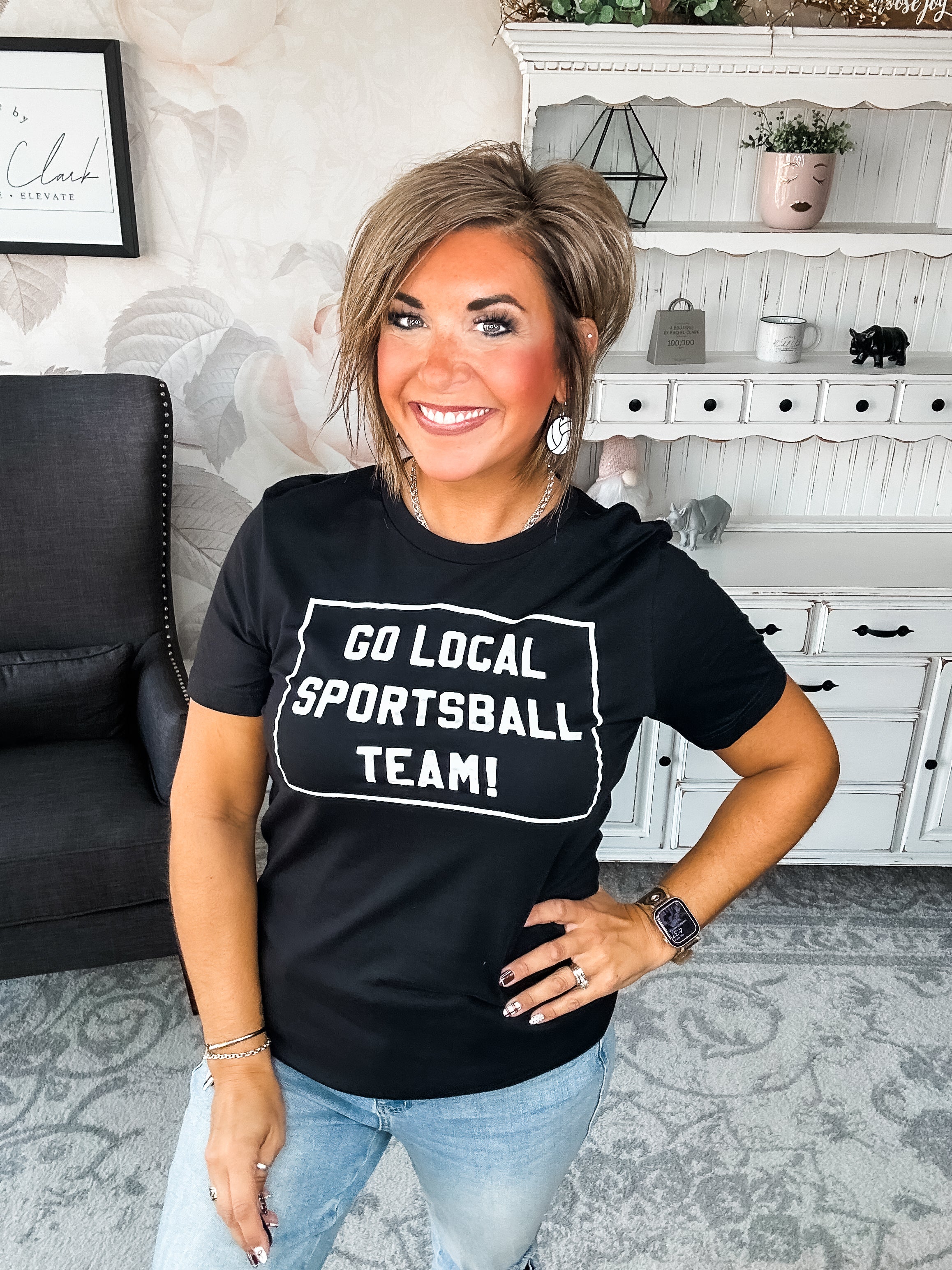 Go Local Sportsball Team Graphic Tee