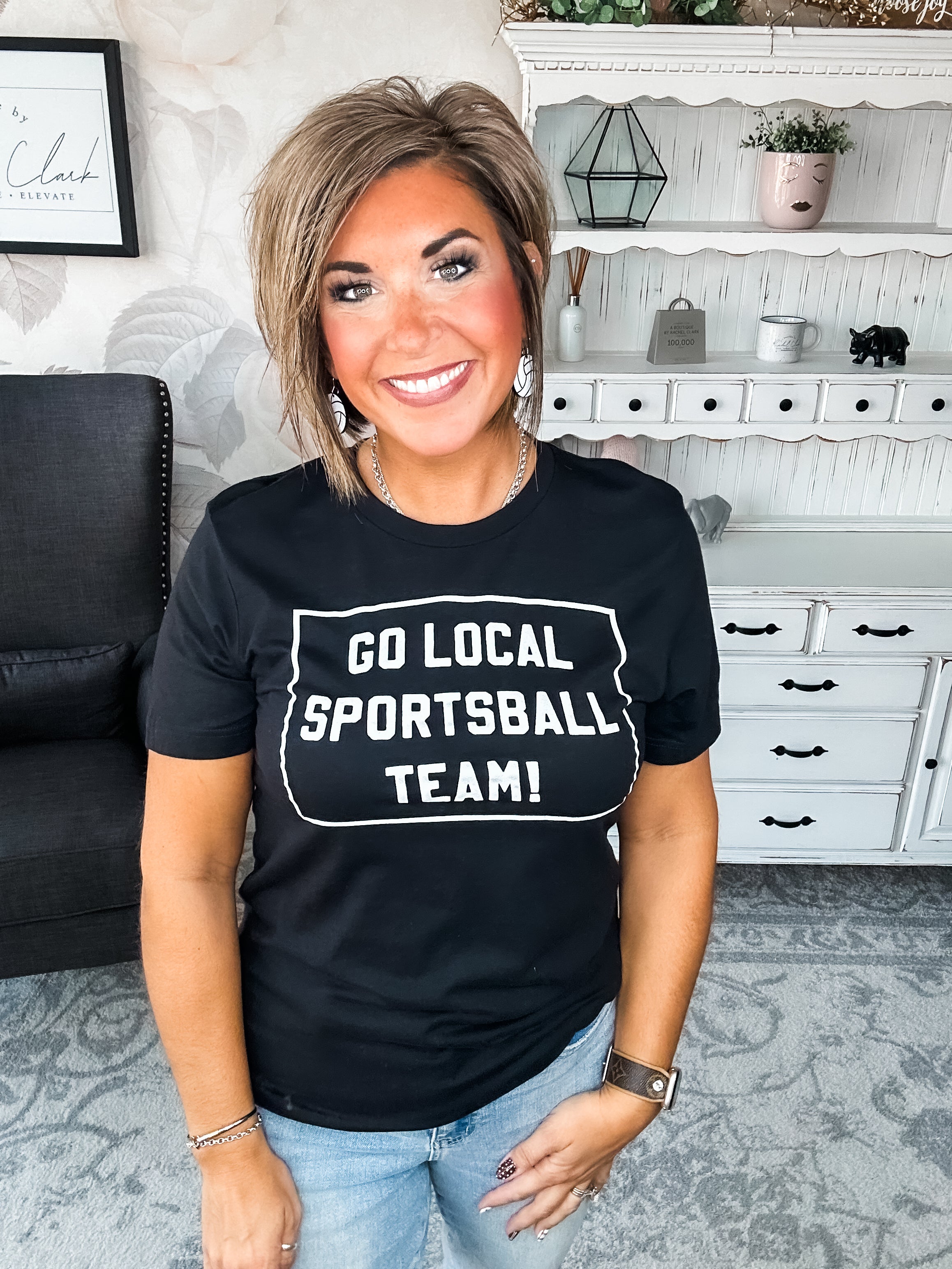 Go Local Sportsball Team Graphic Tee