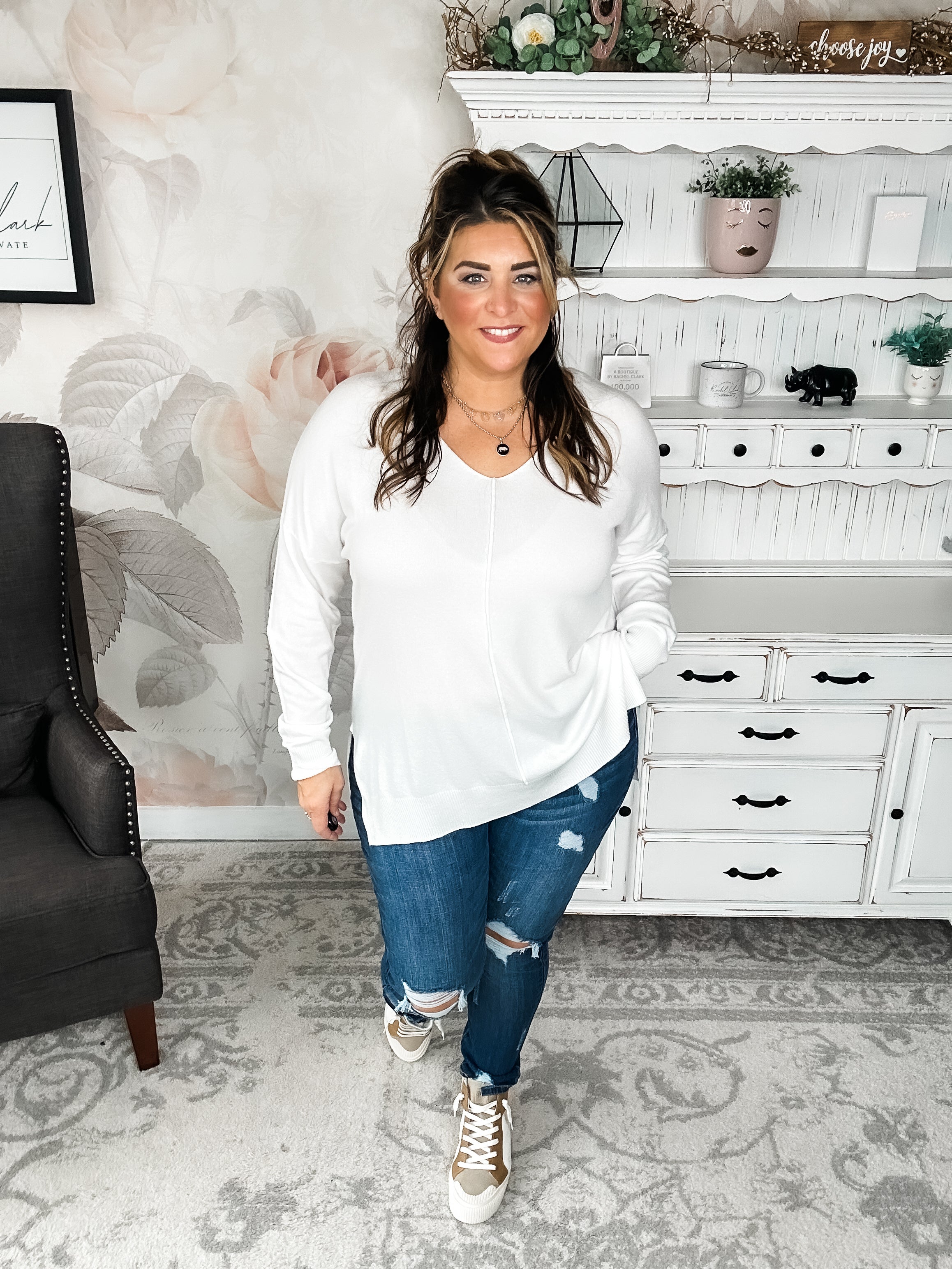 BLACK FRIDAY EXCLUSIVE - Blackout Breezer Sweater - Ivory