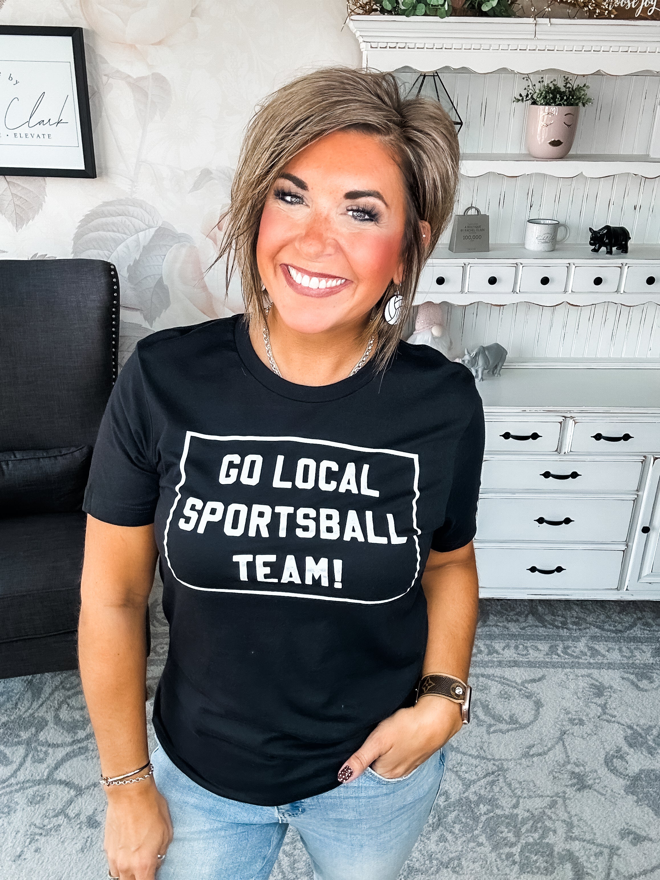 Go Local Sportsball Team Graphic Tee