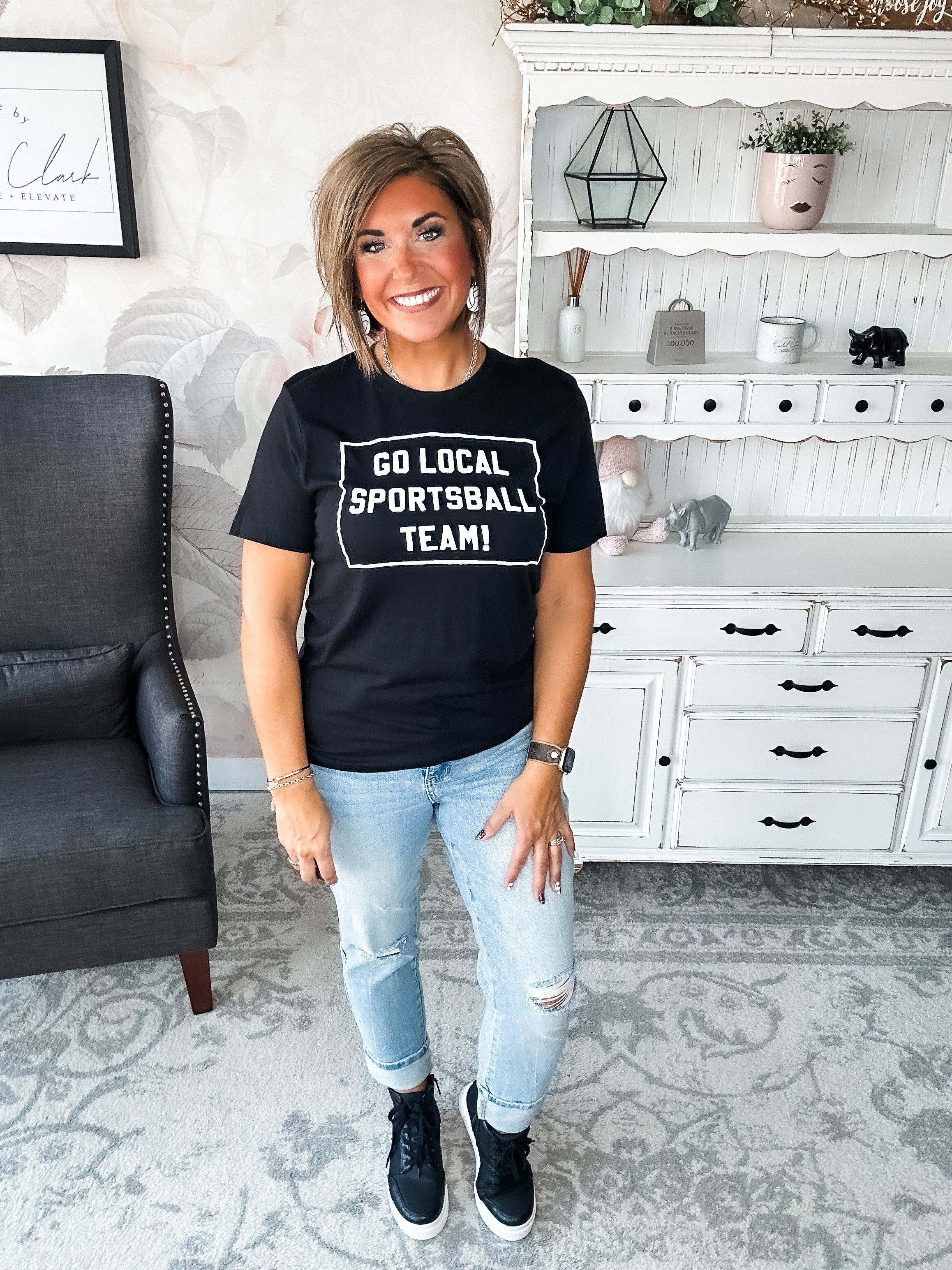 Go Local Sportsball Team Graphic Tee