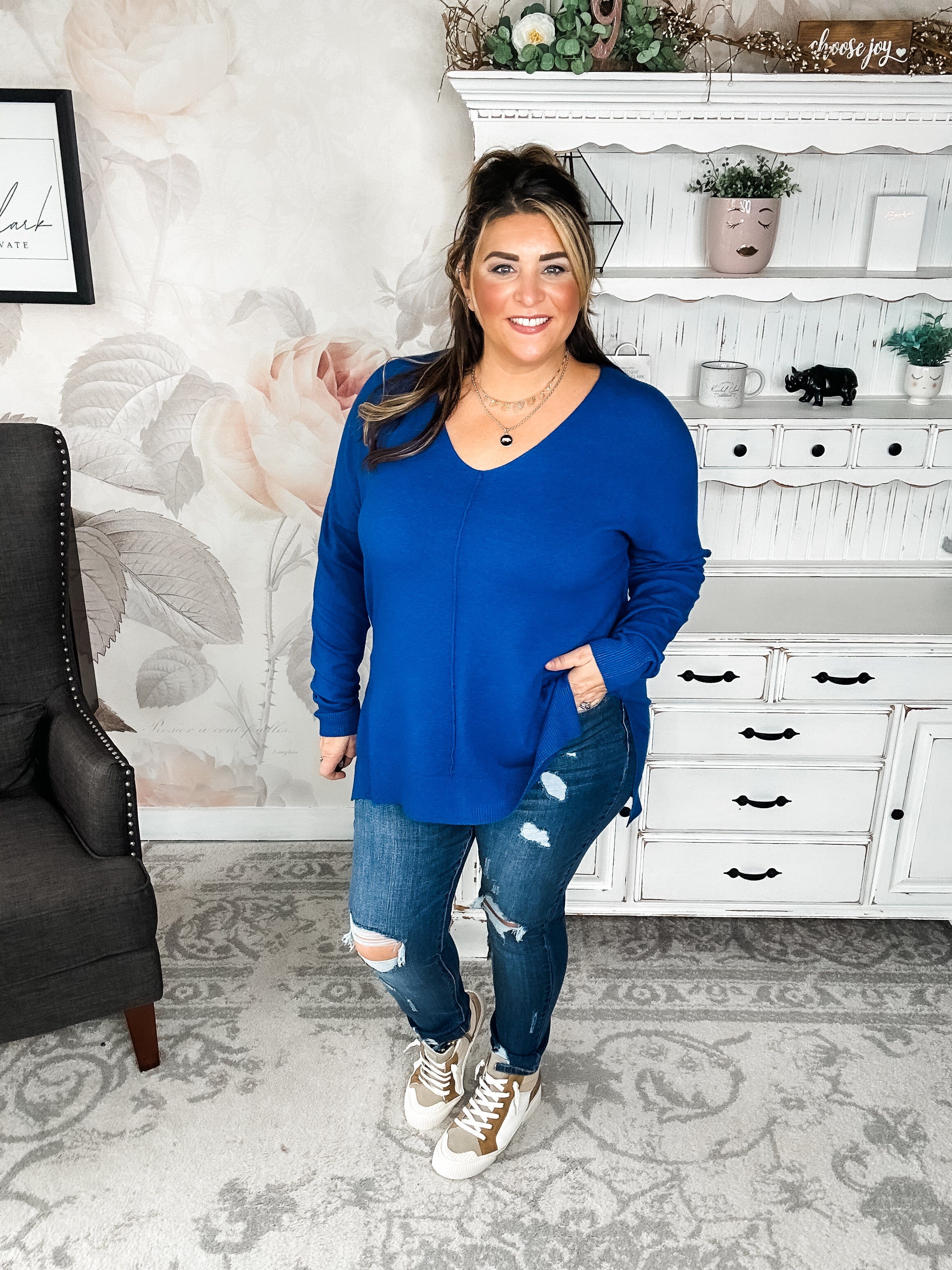 BLACK FRIDAY EXCLUSIVE - Blackout Breezer Sweater - Beige