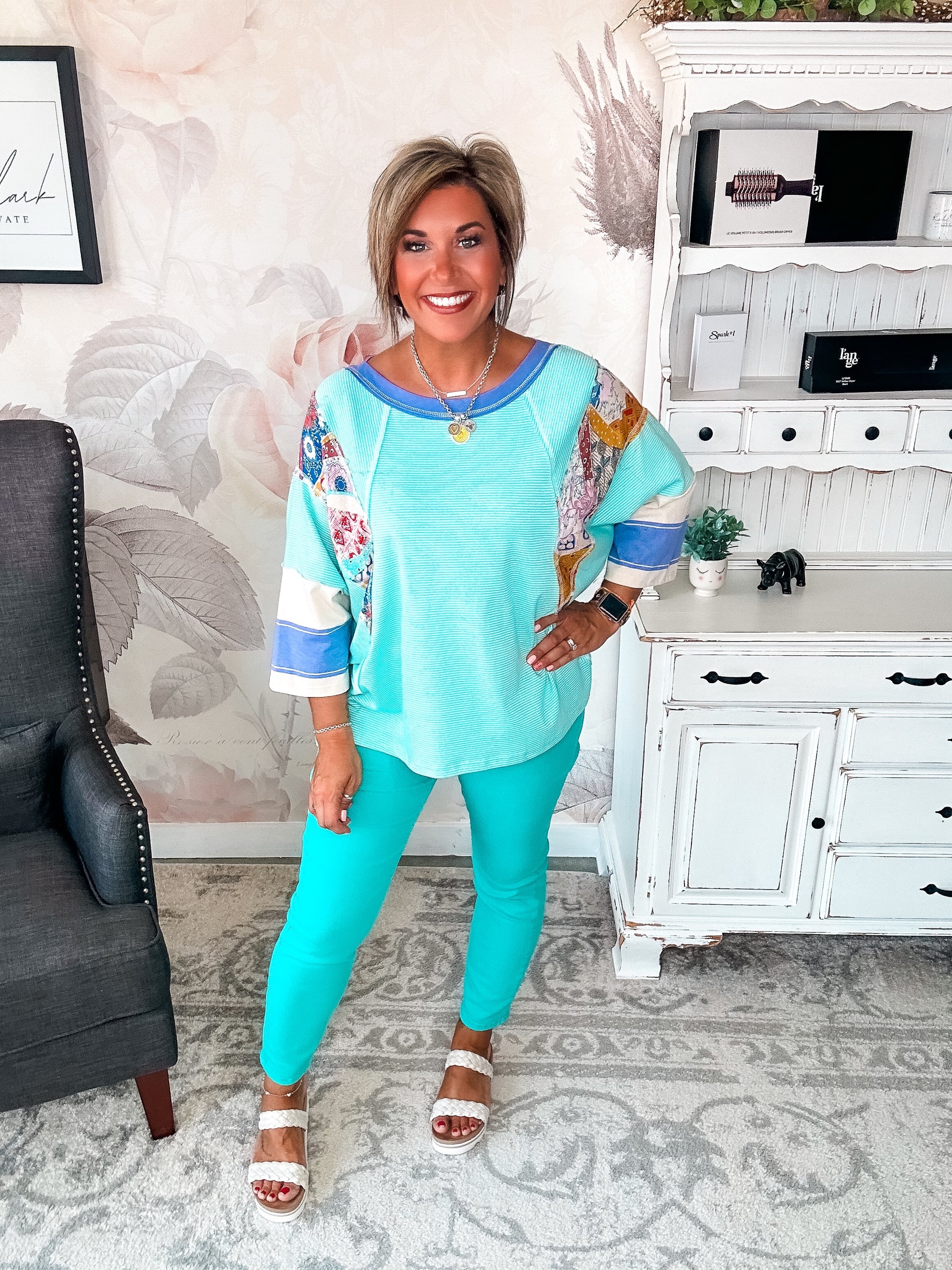 All I See Is You Tunic Top - Mint