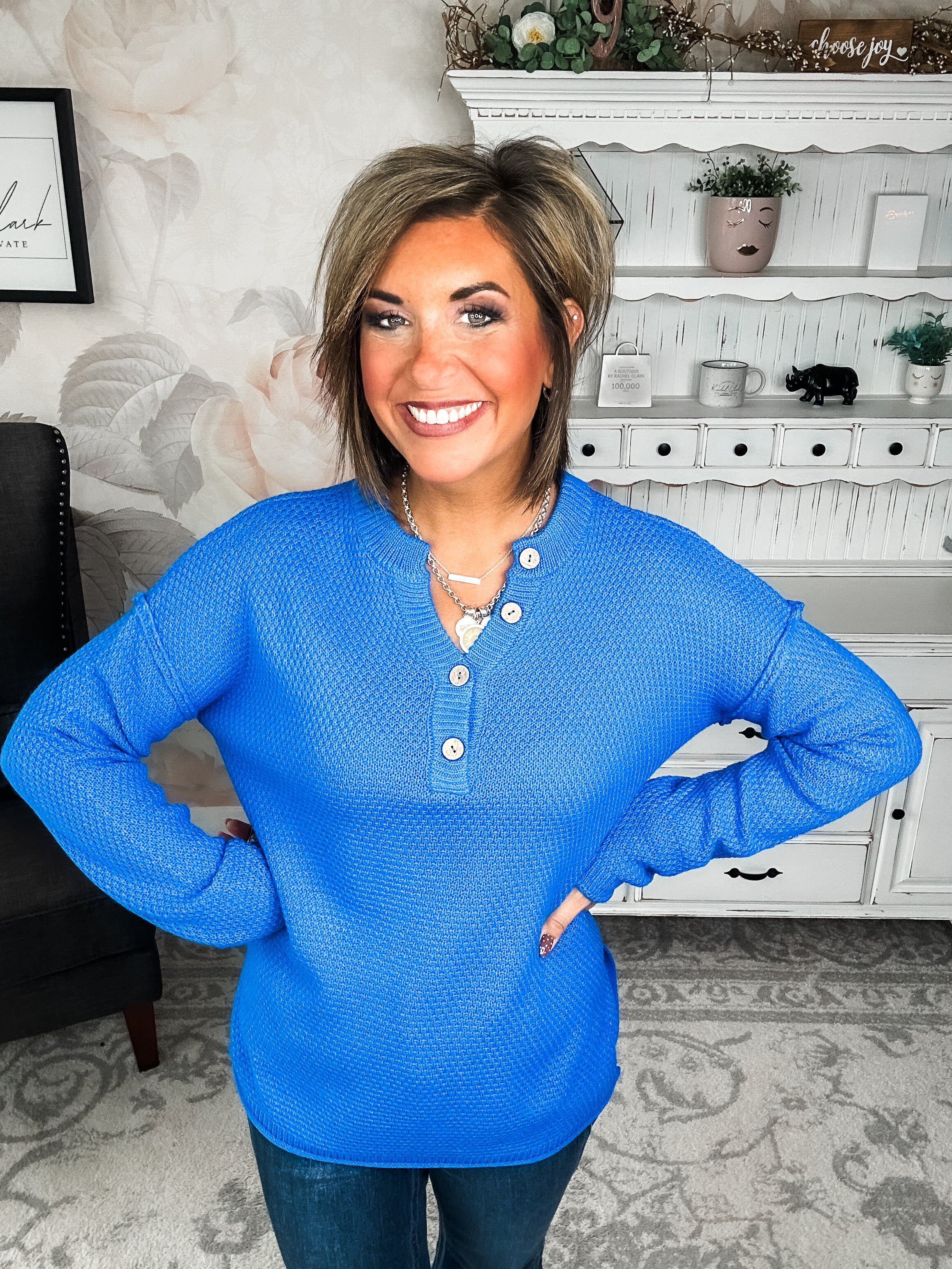 BLACK FRIDAY EXCLUSIVE - Sunrise Sprinter Sweater - Ocean Blue