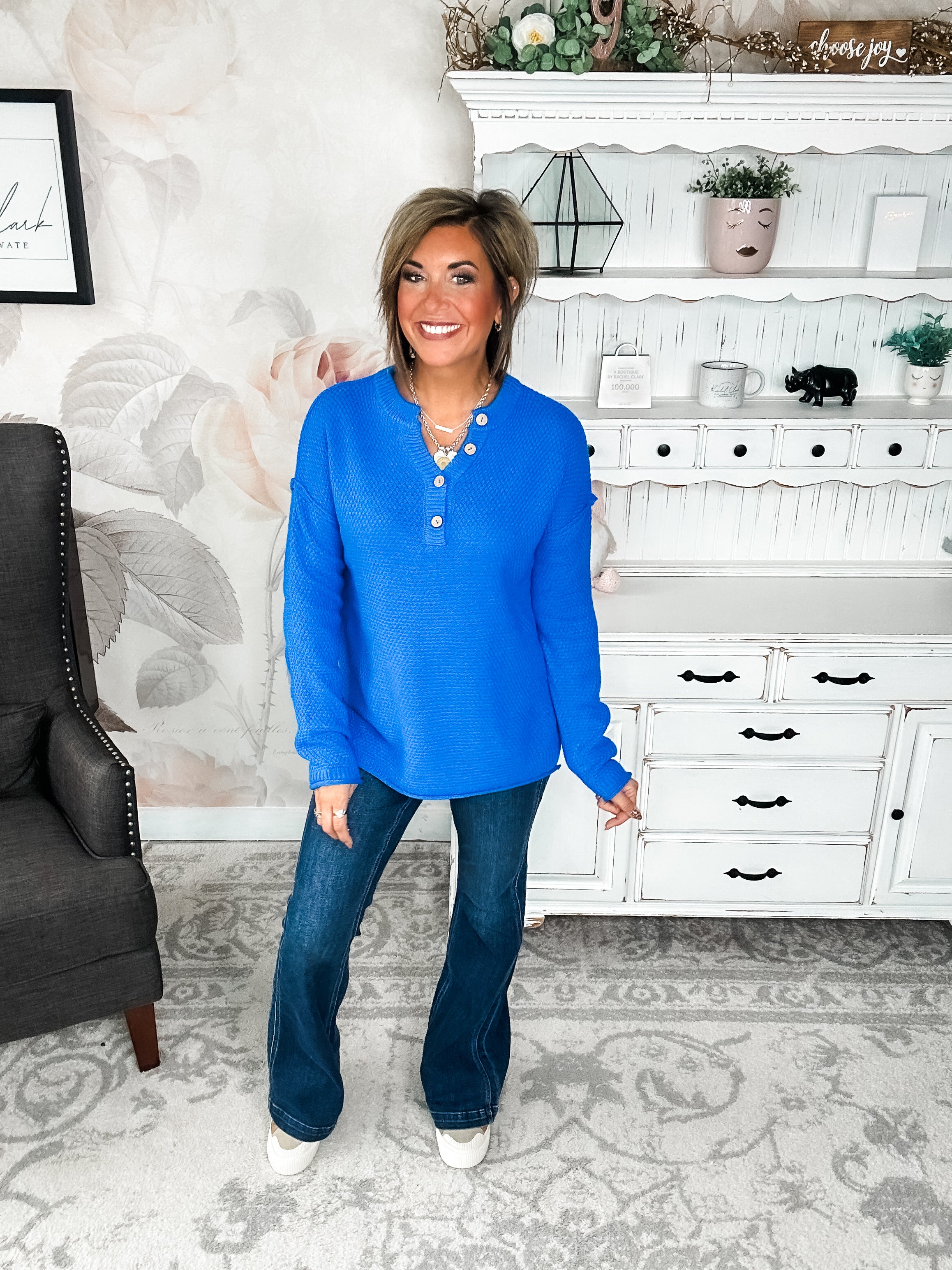 BLACK FRIDAY EXCLUSIVE - Sunrise Sprinter Sweater - Ocean Blue