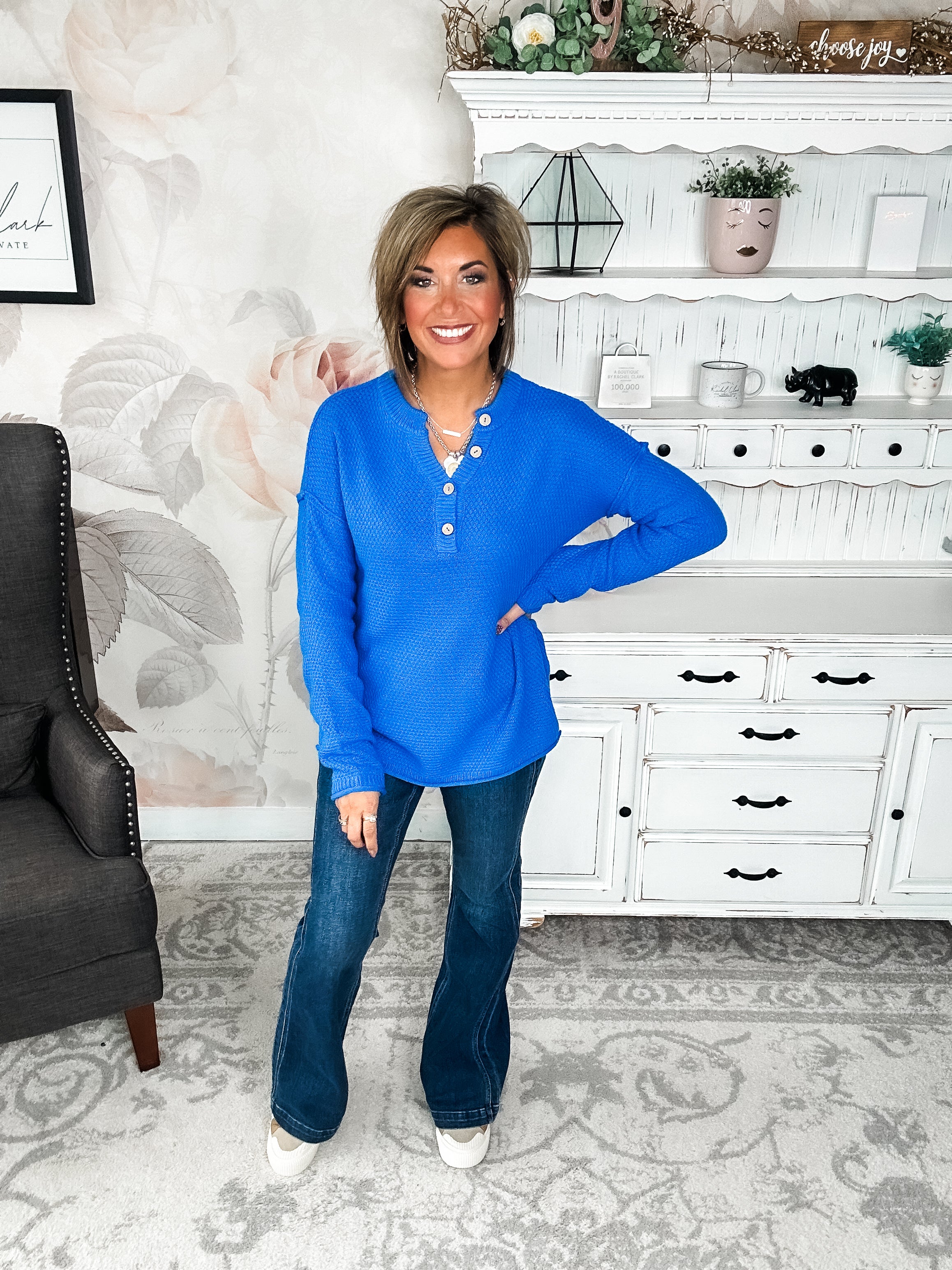 BLACK FRIDAY EXCLUSIVE - Sunrise Sprinter Sweater - Ocean Blue