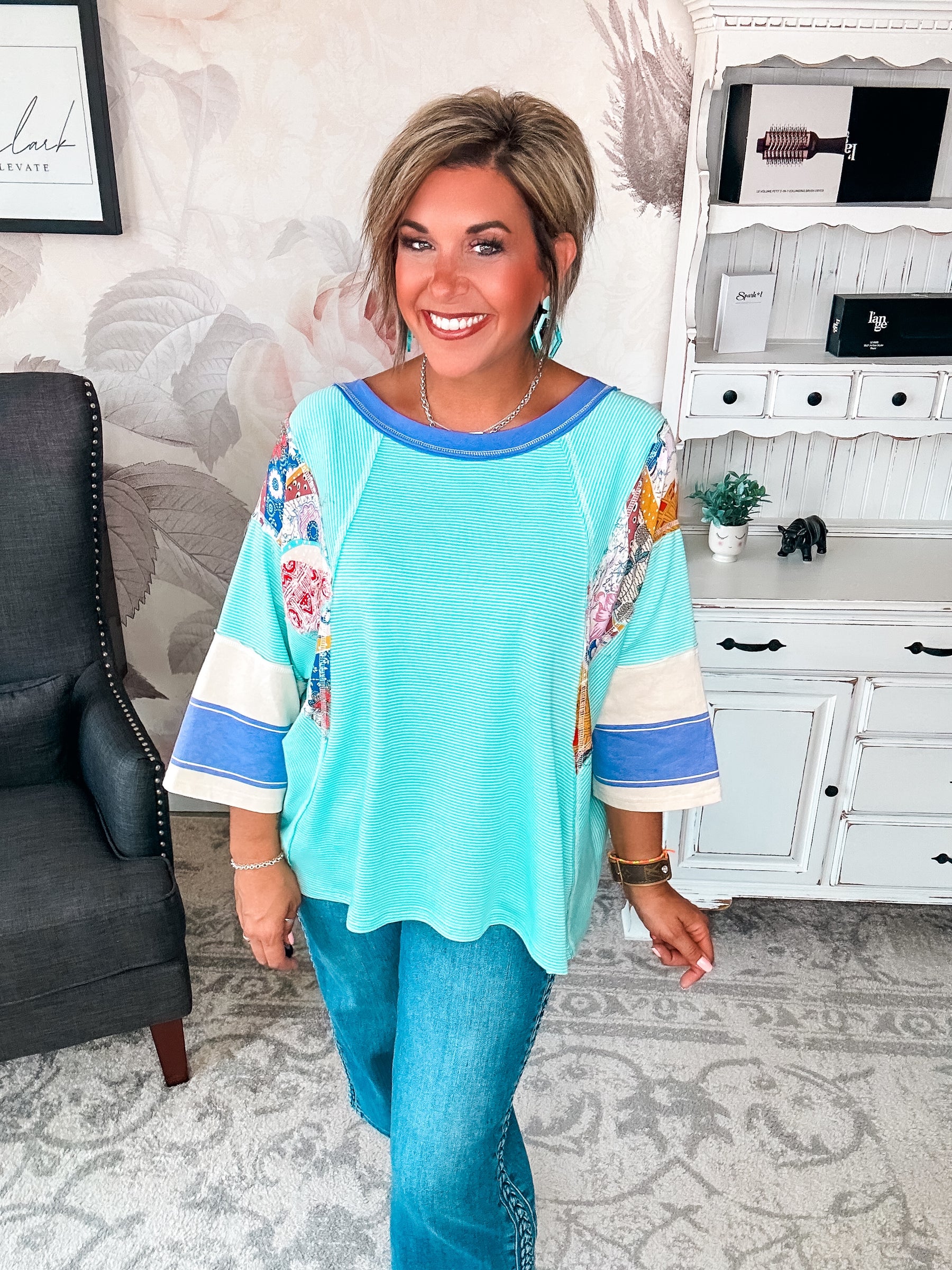 All I See Is You Tunic Top - Mint