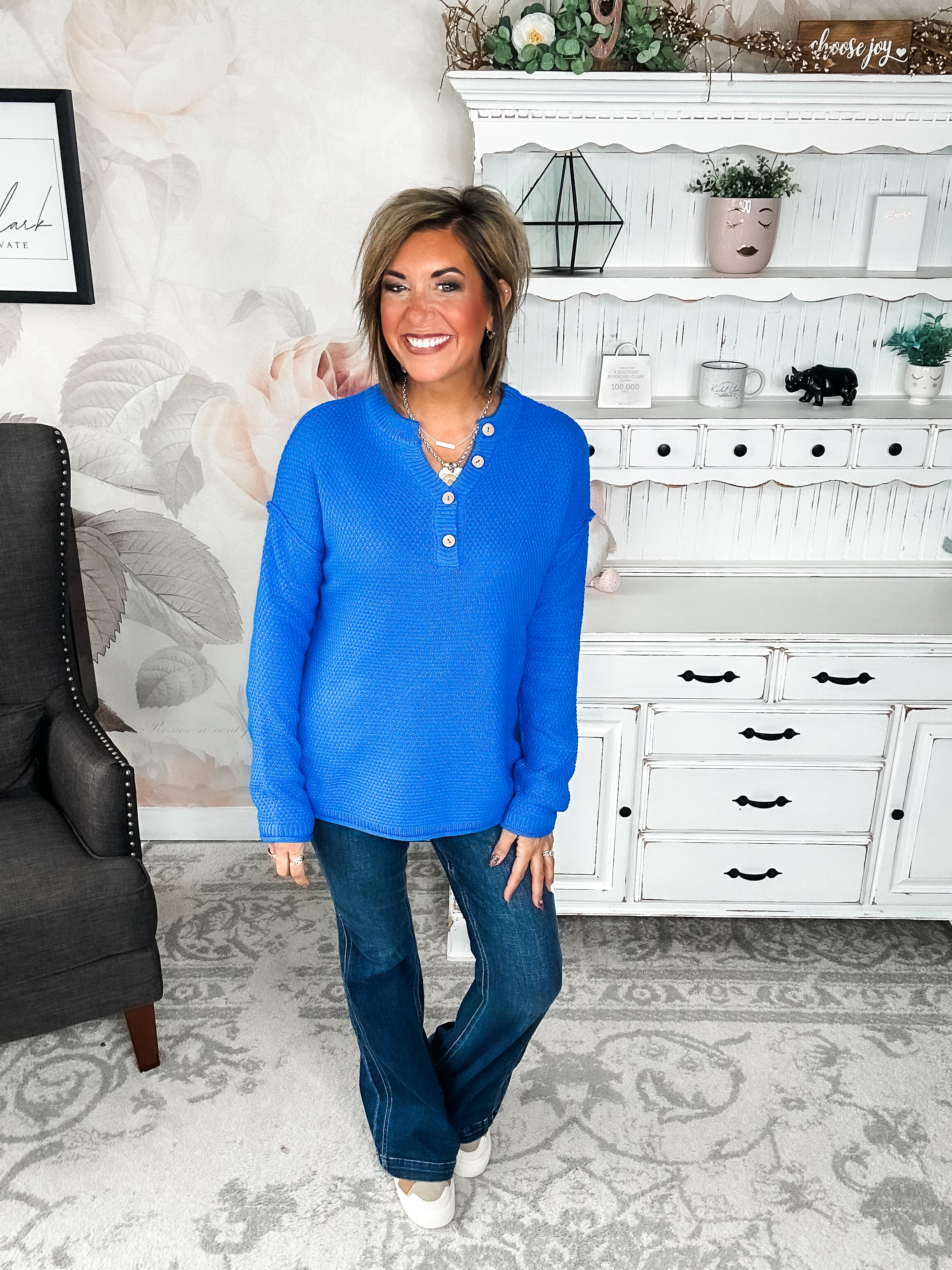 BLACK FRIDAY EXCLUSIVE - Sunrise Sprinter Sweater - Ocean Blue