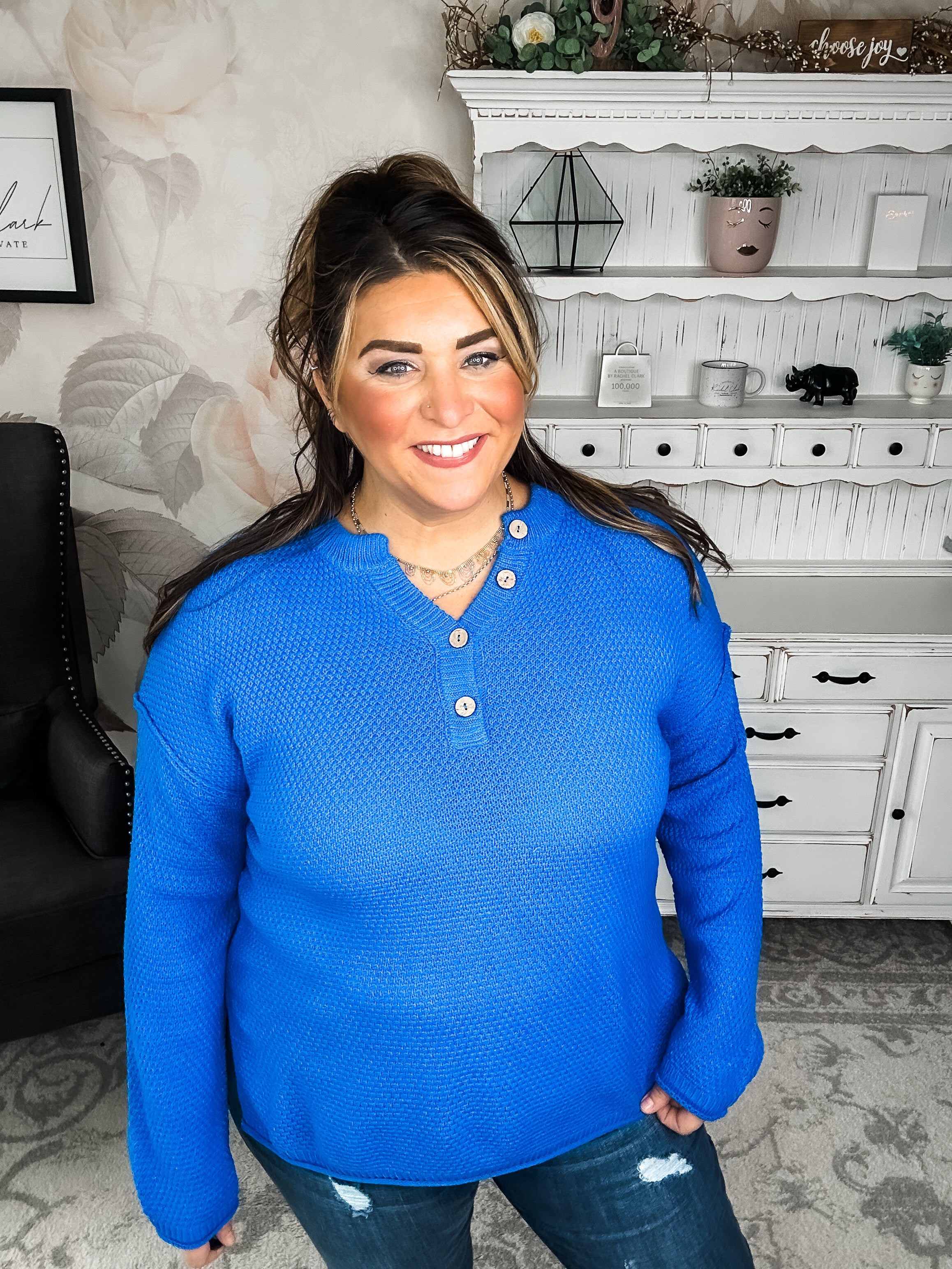 BLACK FRIDAY EXCLUSIVE - Sunrise Sprinter Sweater - Ocean Blue