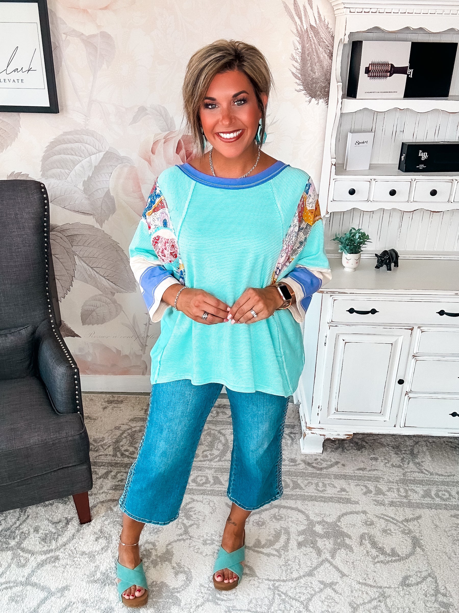 All I See Is You Tunic Top - Mint