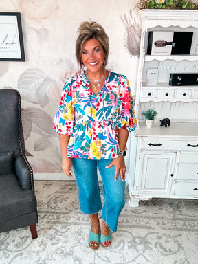 Wild Flowers Blouse