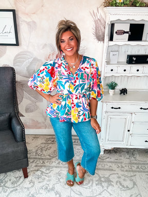 Wild Flowers Blouse