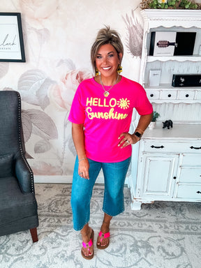 Hello Sunshine Short Sleeve Pullover