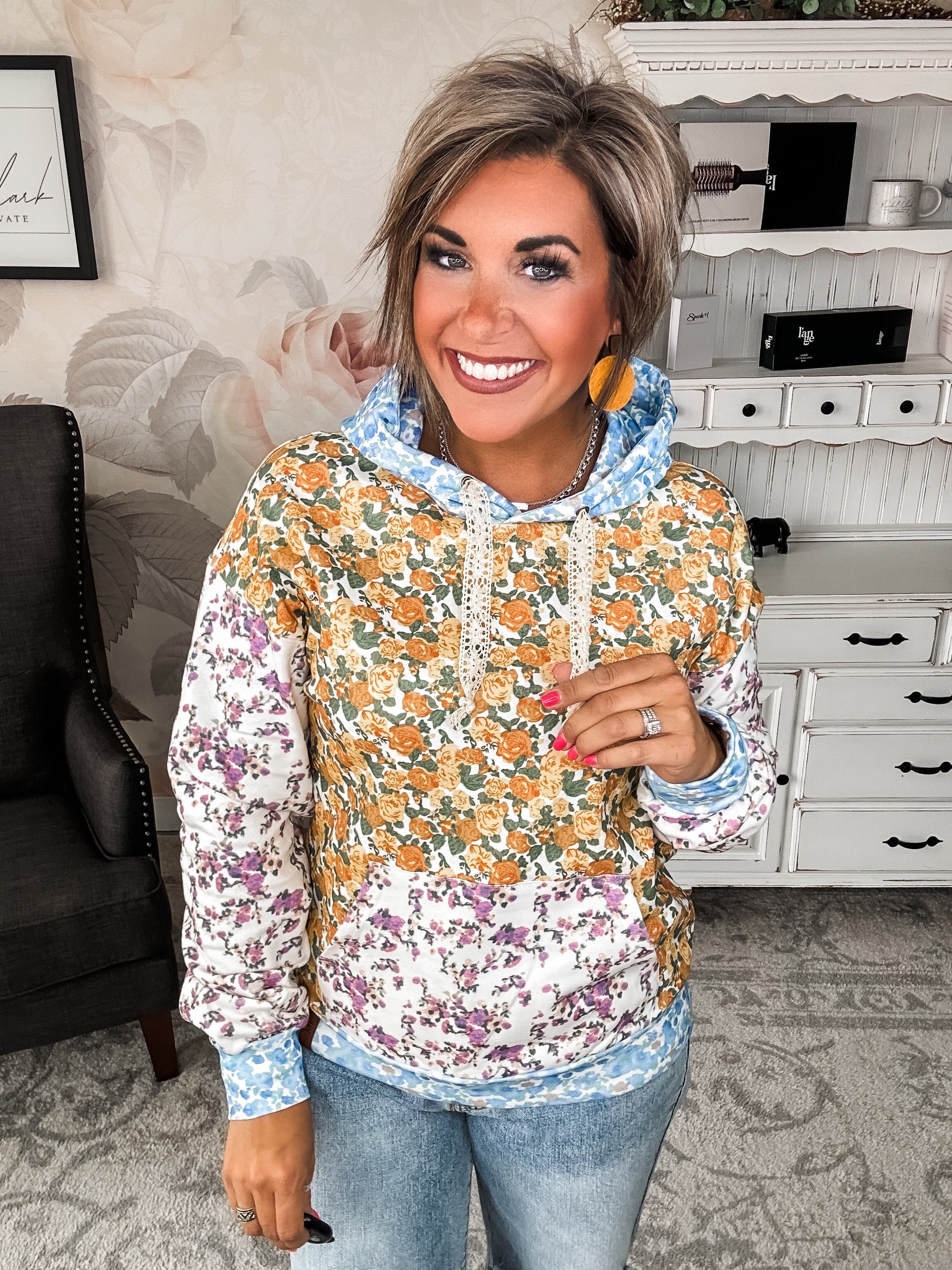 Ampersand Avenue University Hoodie - Garden Variety