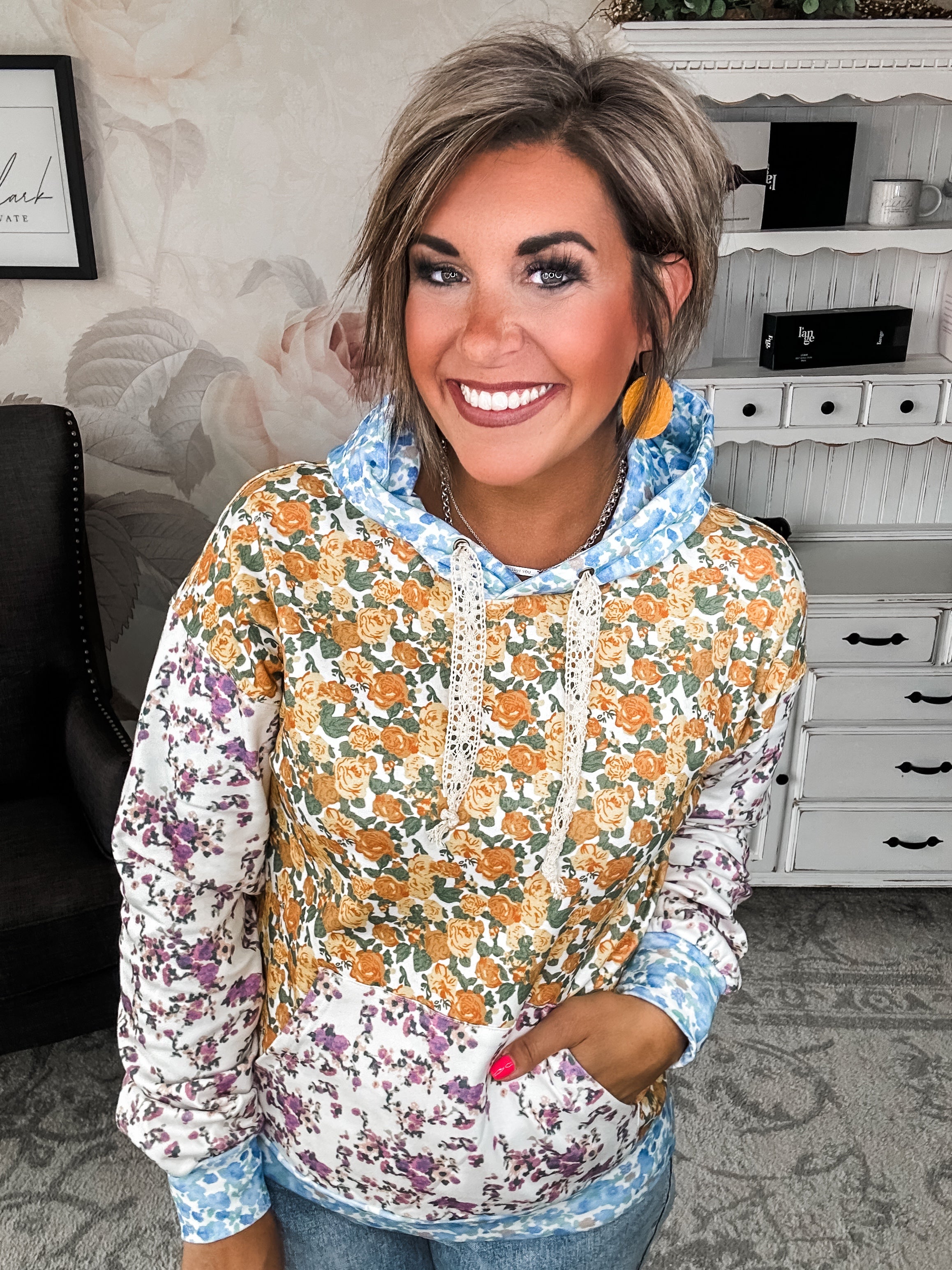 Ampersand Avenue University Hoodie - Garden Variety