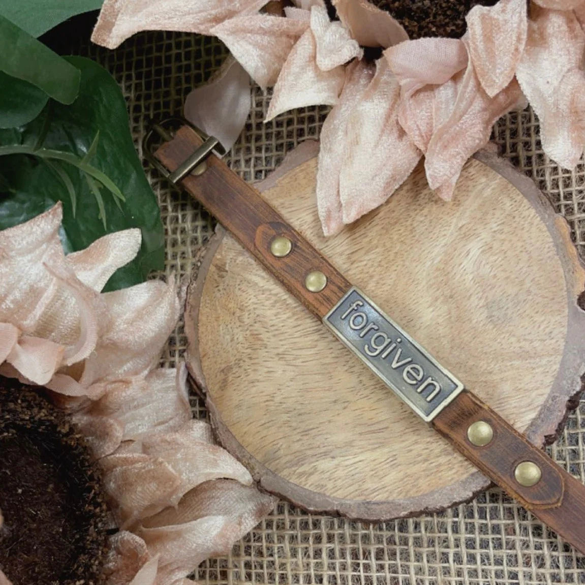 Kingdom Girl - Leather Wristlet - Forgiven