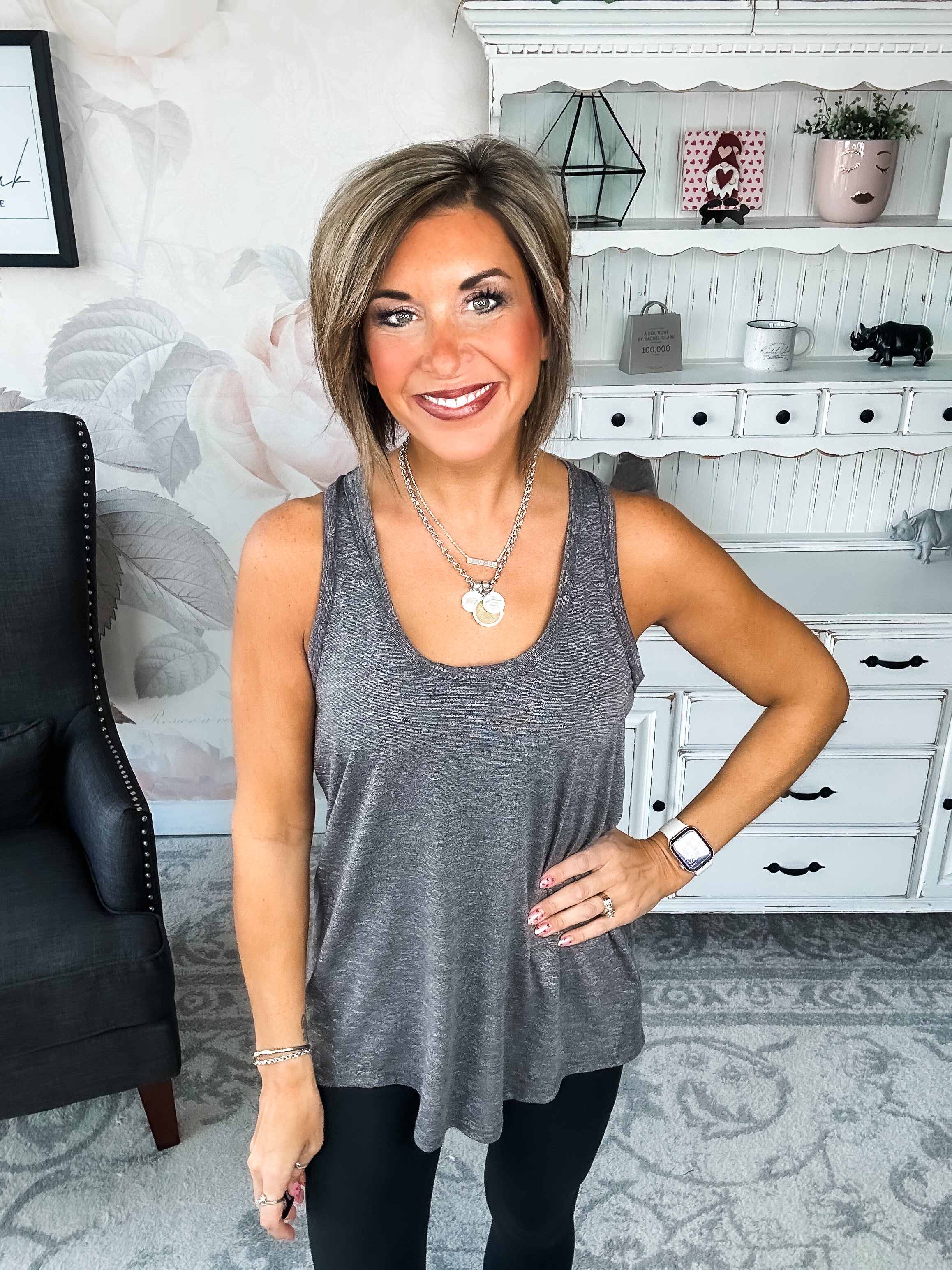 Tell Me Now Racerback Tank