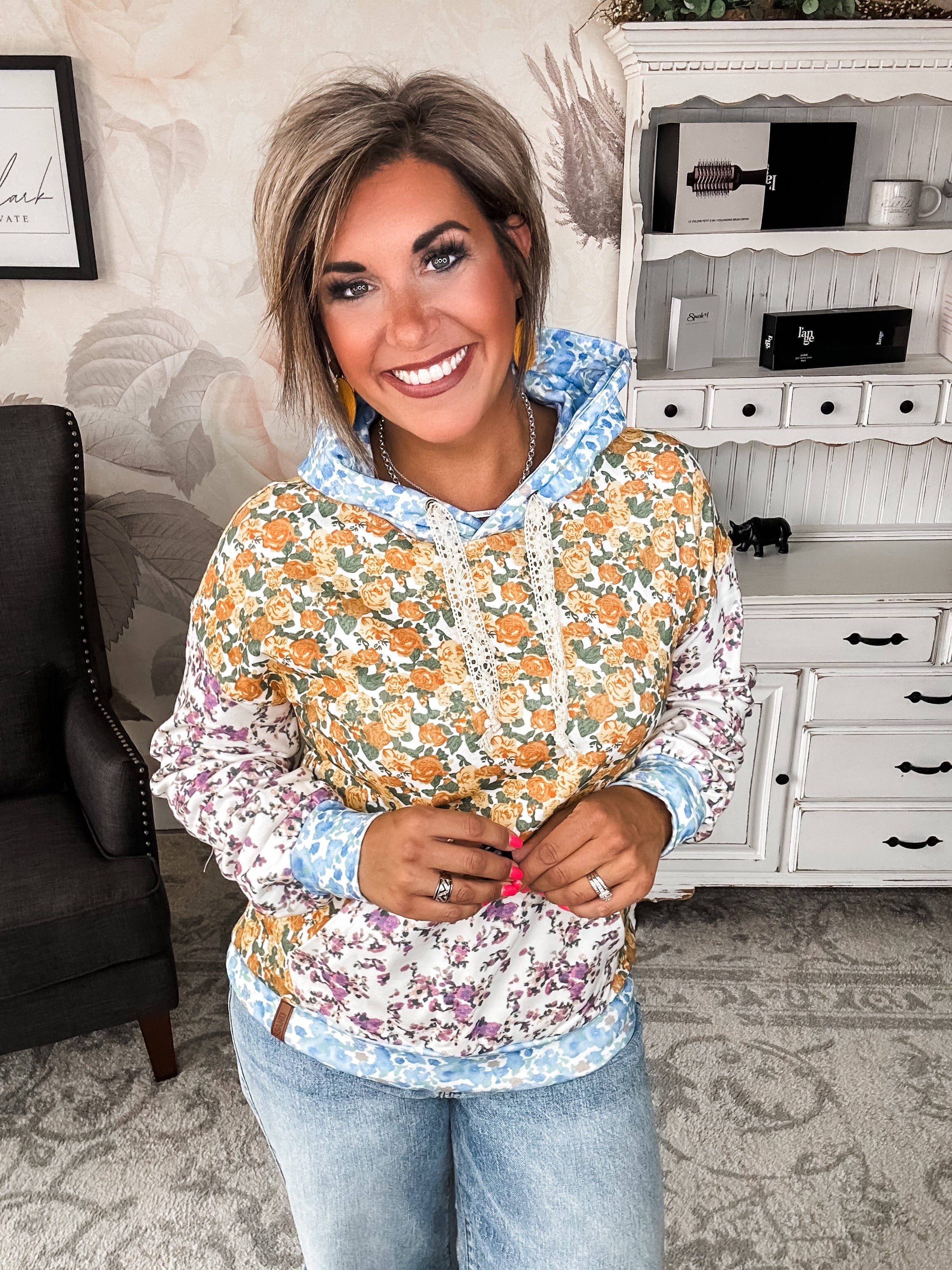 Ampersand Avenue University Hoodie - Garden Variety