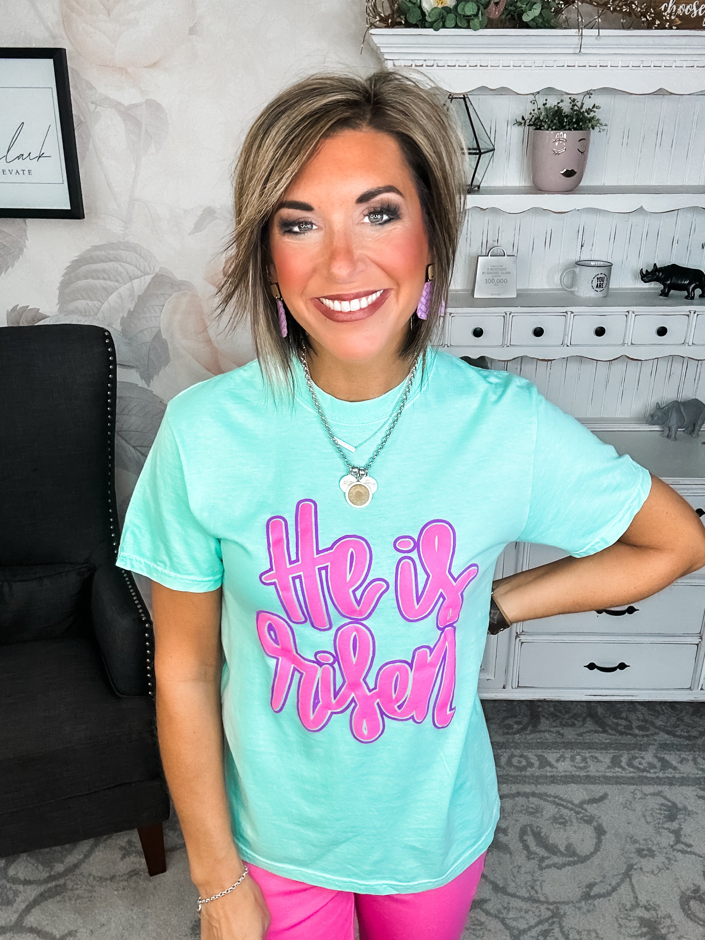 He Is Risen Graphic Tee