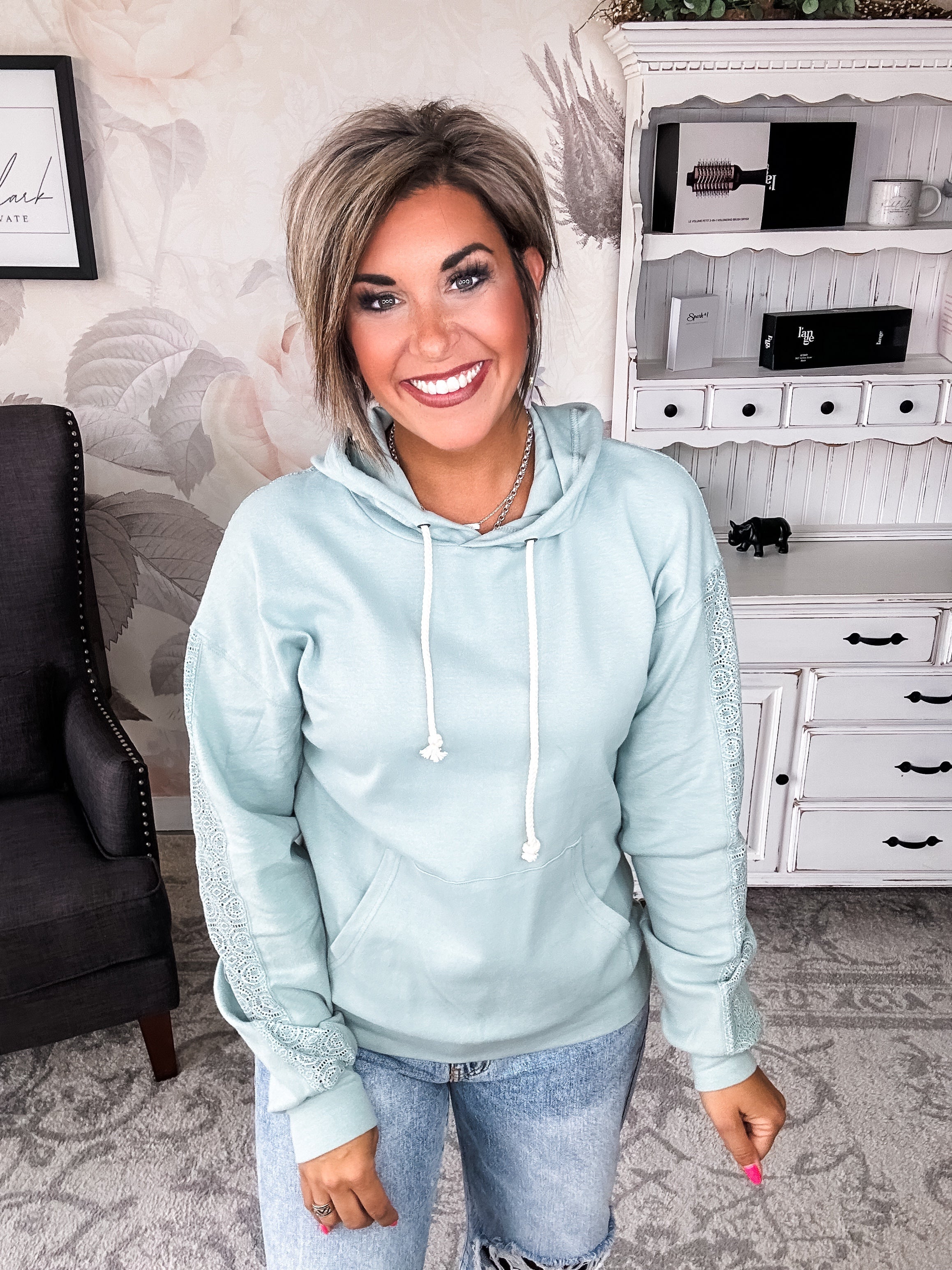 Ampersand Avenue University Hoodie - Wonderstruck - Blue