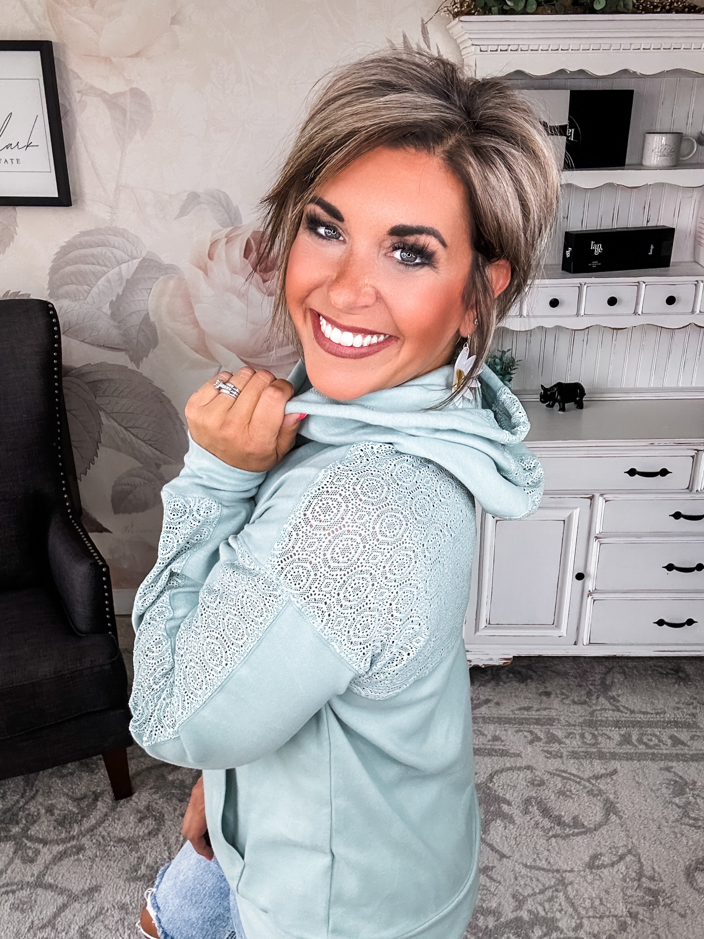 Ampersand Avenue University Hoodie - Wonderstruck - Blue