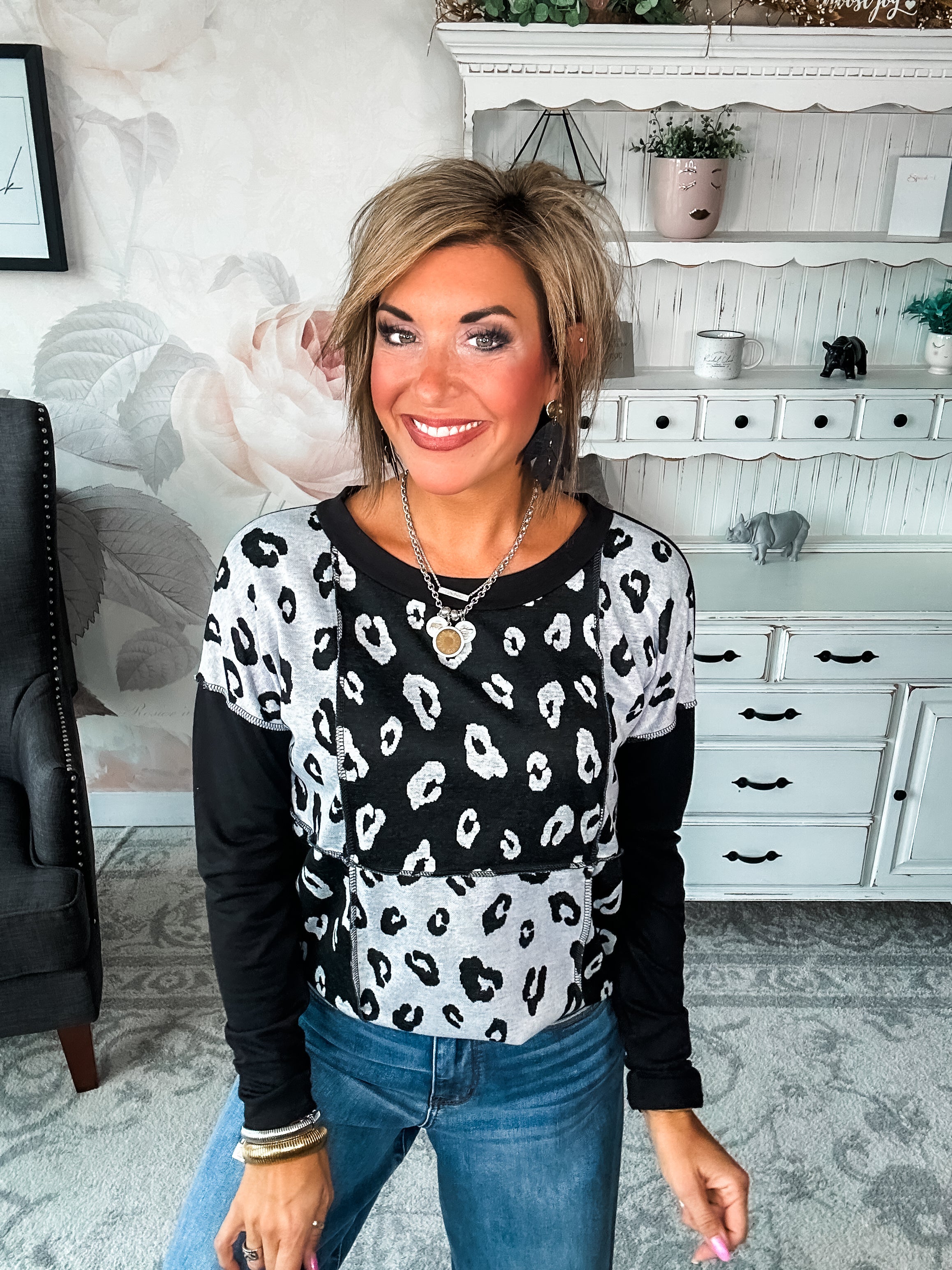 Out Of My Mind Knit Top