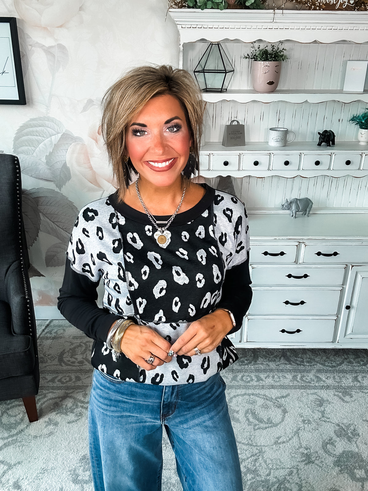 Out Of My Mind Knit Top