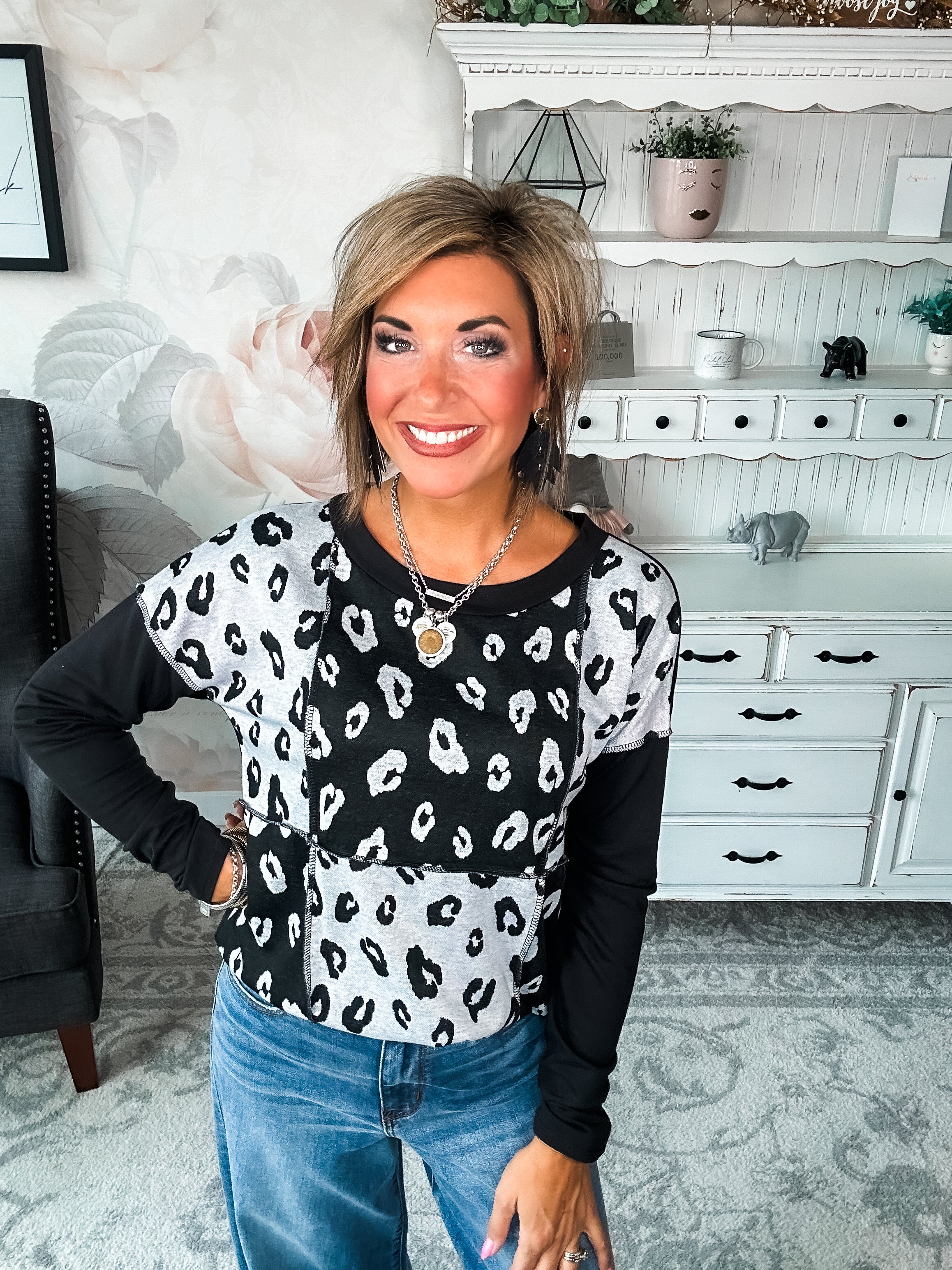 Out Of My Mind Knit Top