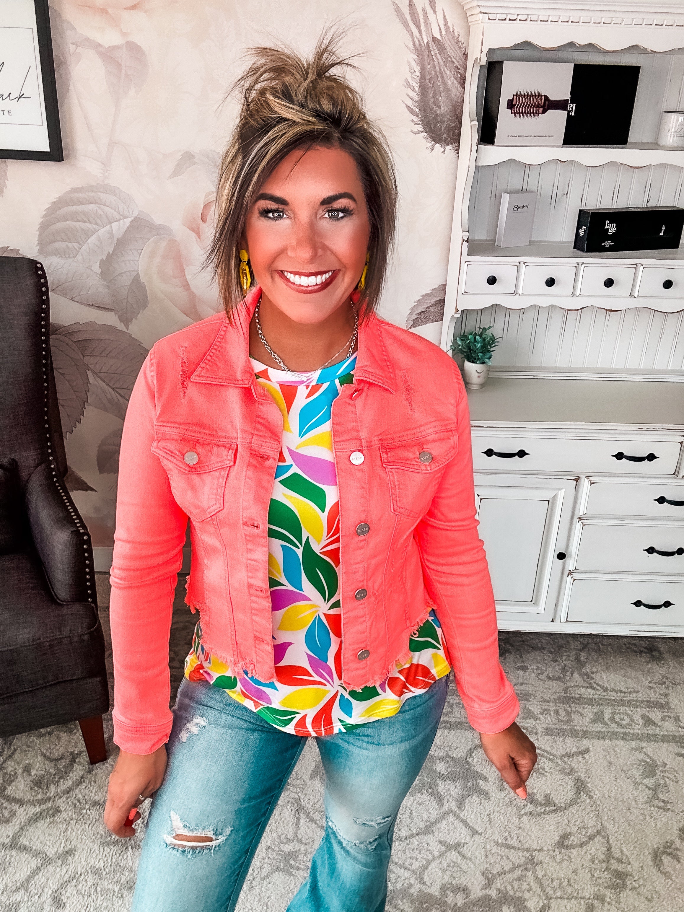 Be Optimistic Top - Multicolor Floral