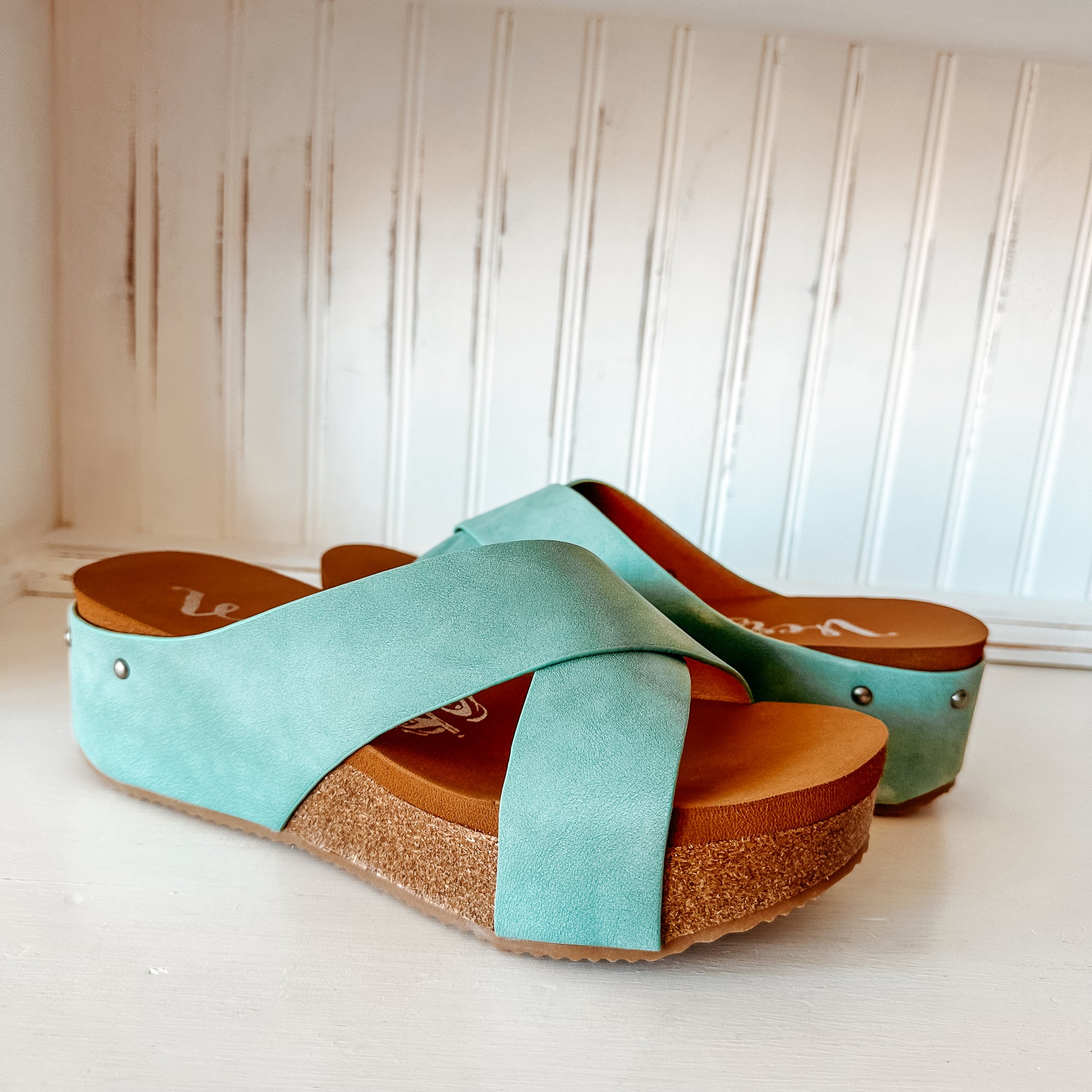 Hero Platform Sandal - Turquoise